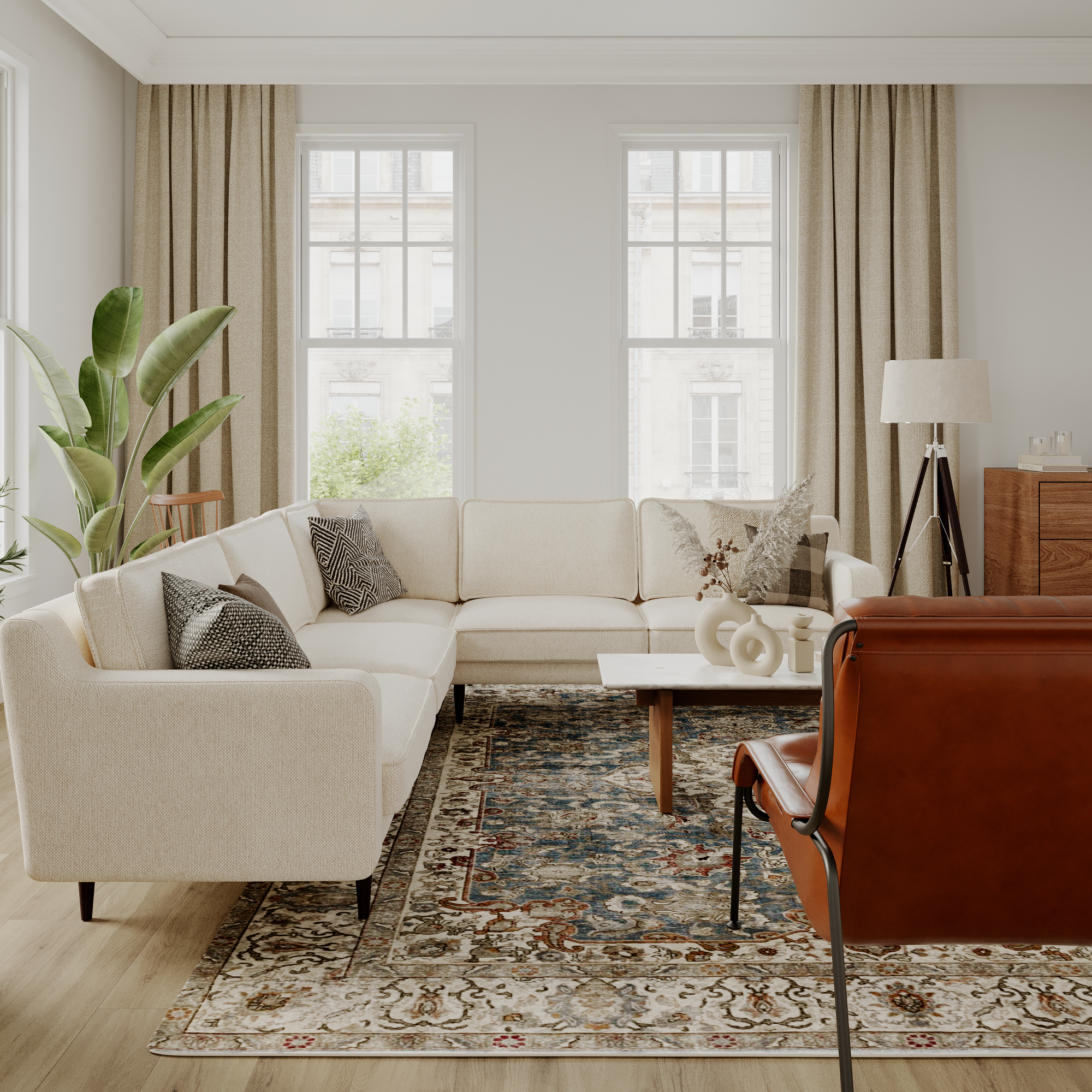 Close-up of Vintage Rug Patterns: Detailed view of intricate vintage designs.