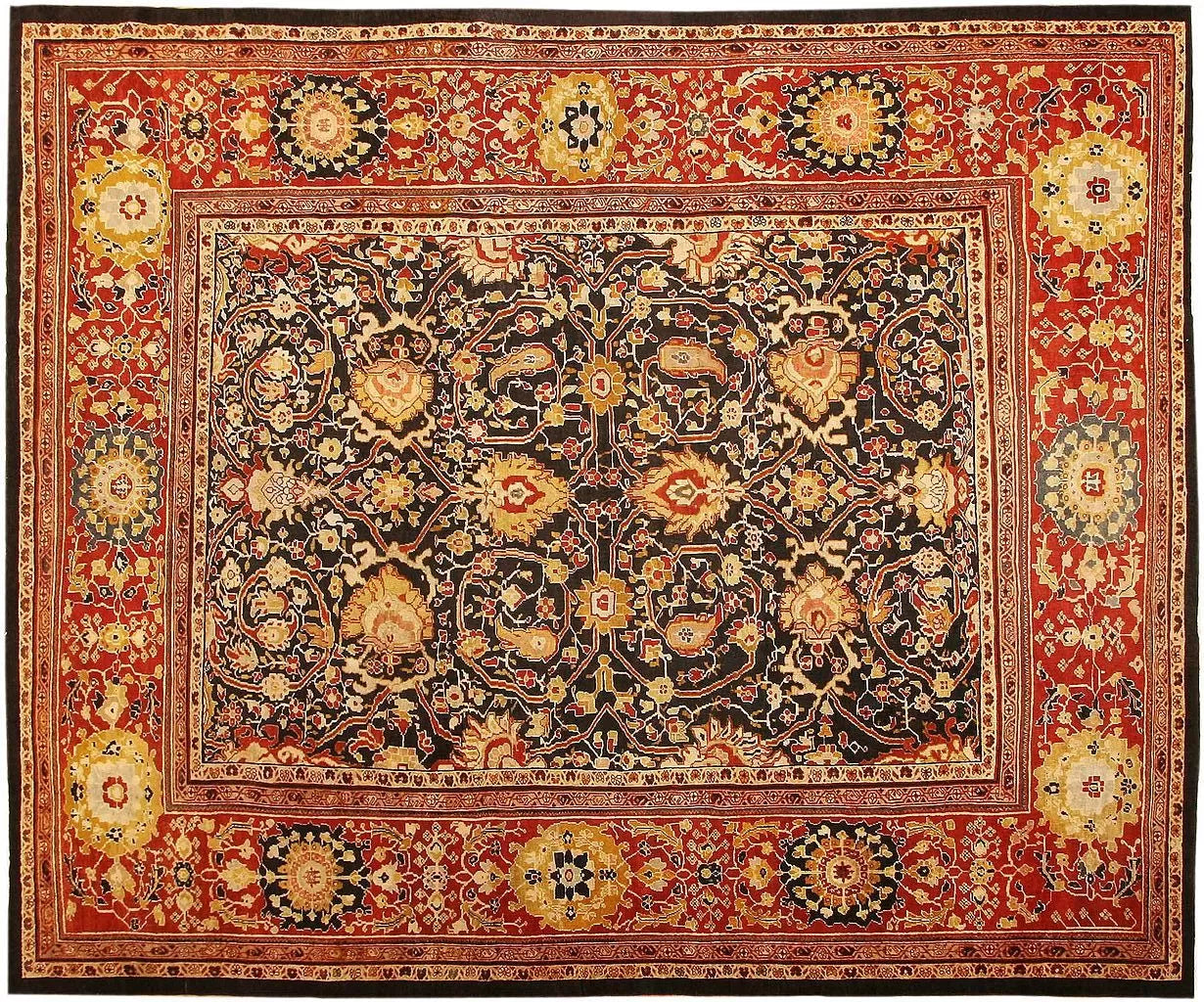 Intricate Patterns on Persian Rug