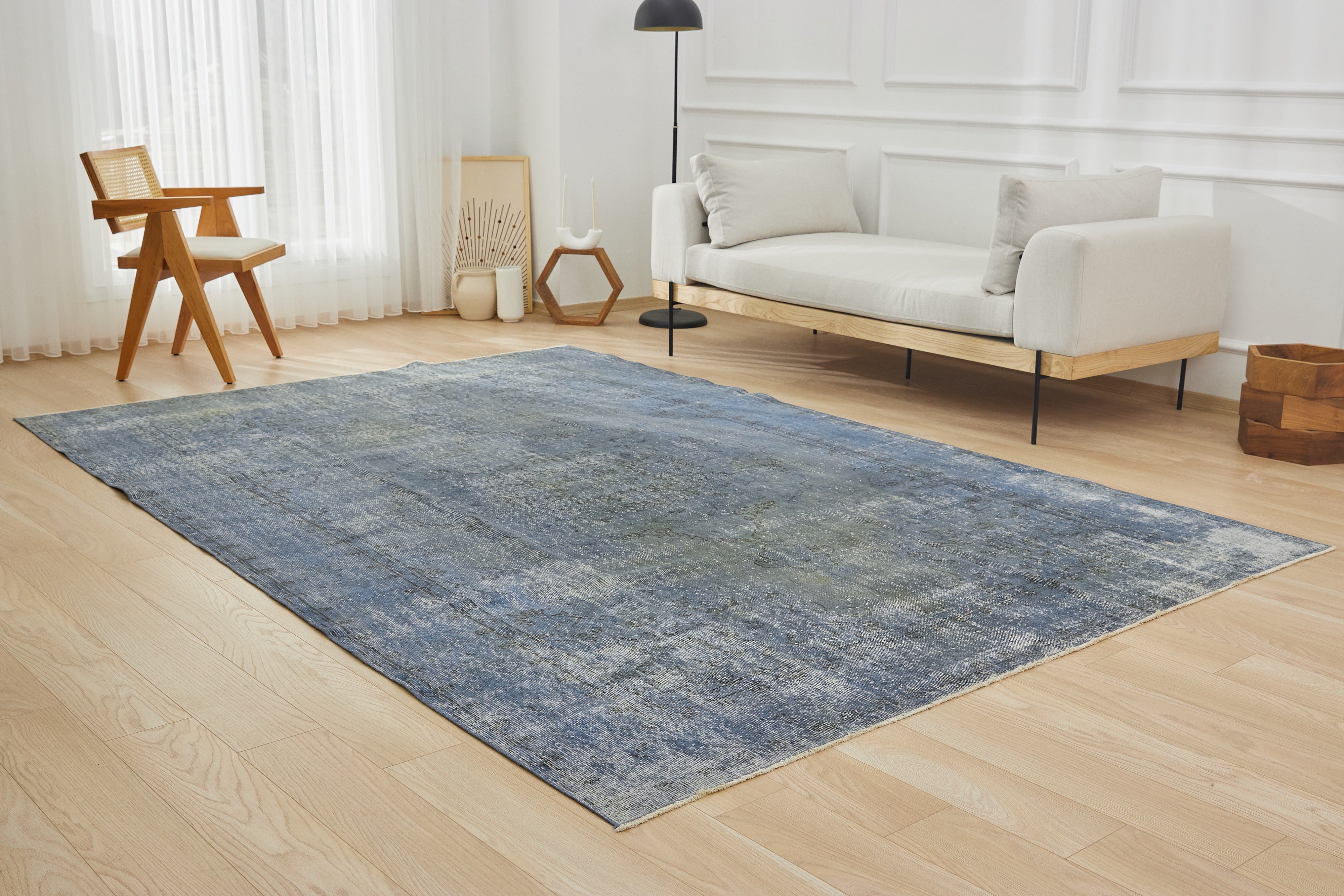 Turkish Overdyed Rug | Adley's Timeless Elegance | Kuden Rugs