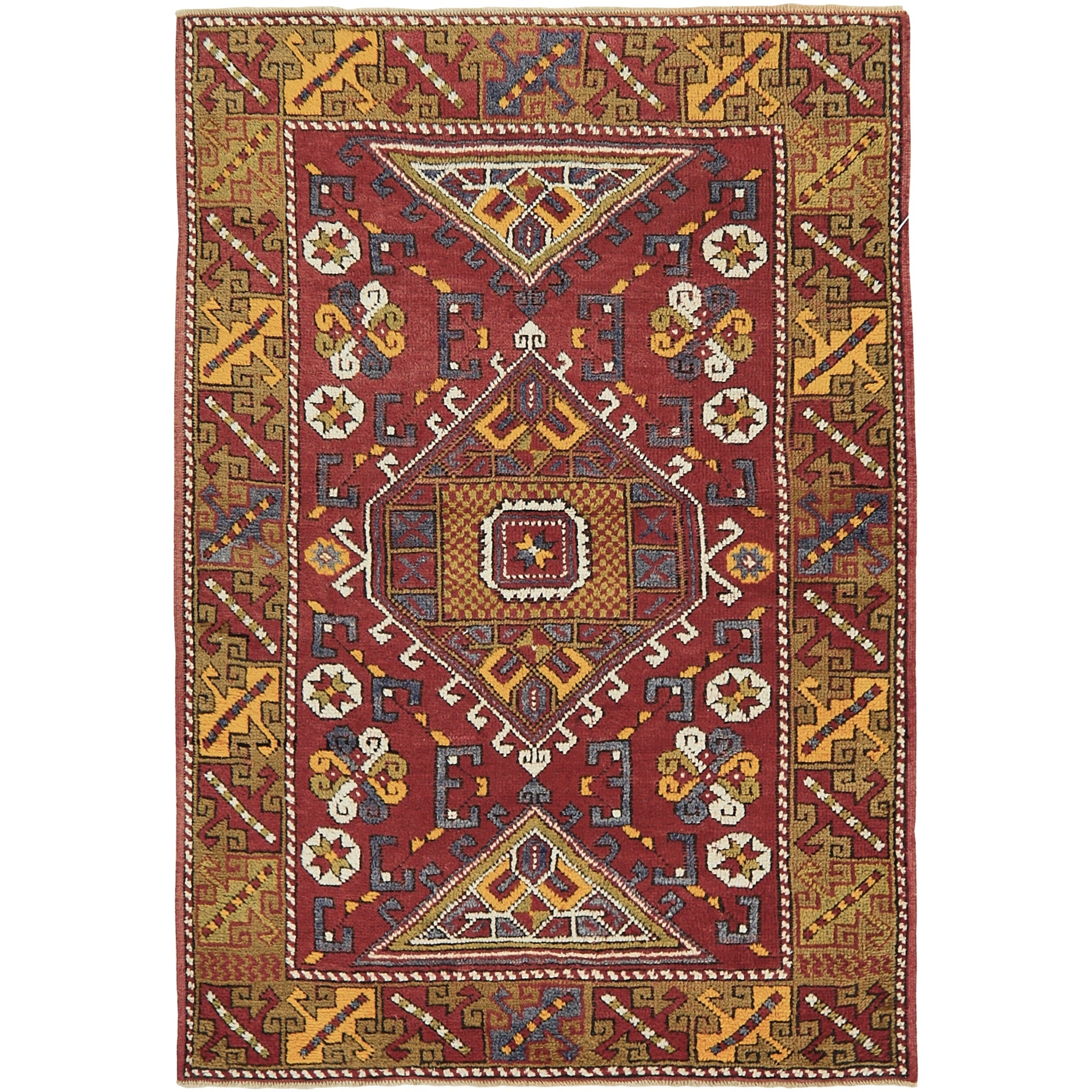 DECOR ' Vintage Turkish Red Small Rug ' outlets RED