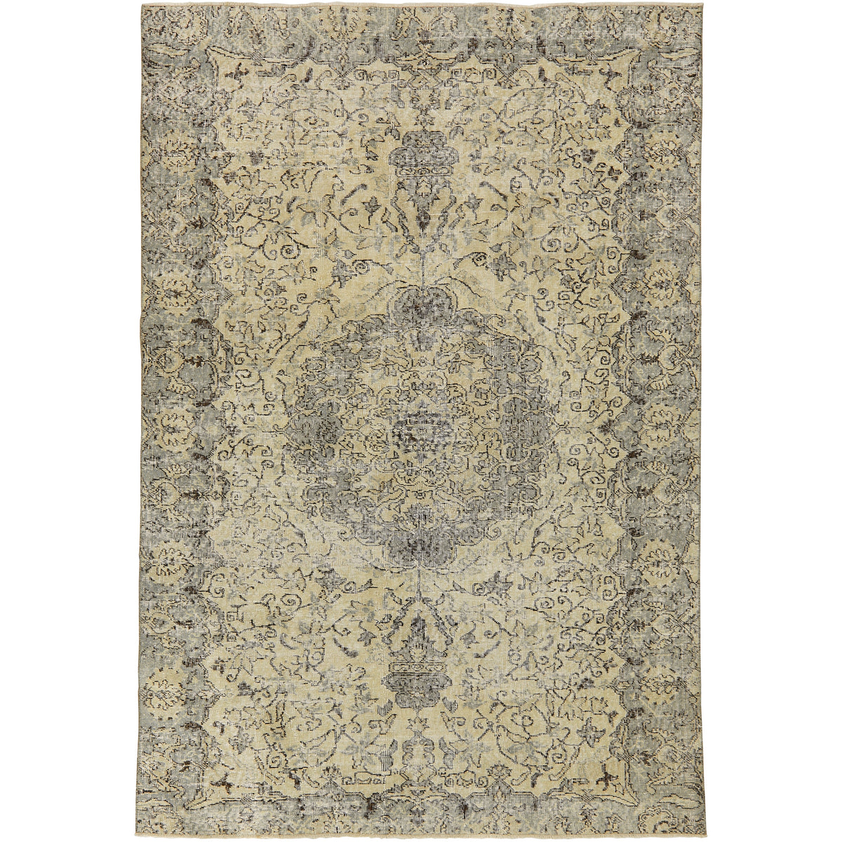 Alita | Vintage Turkish Splendor | Exquisite Beige Rug | Kuden Rugs