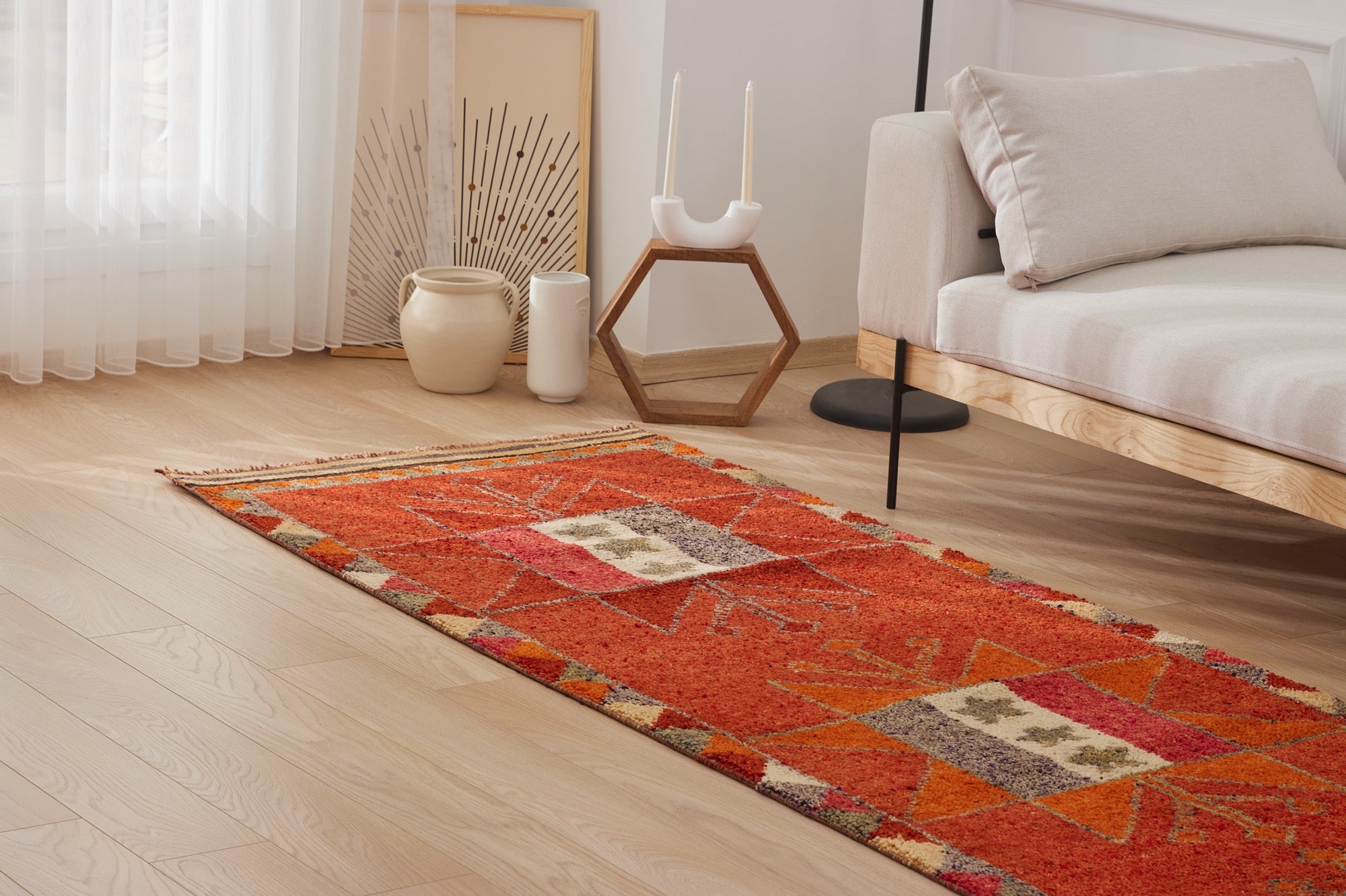 Alumit | Unique Vintage Craftsmanship | Turkish Runner Rug | Kuden Rugs
