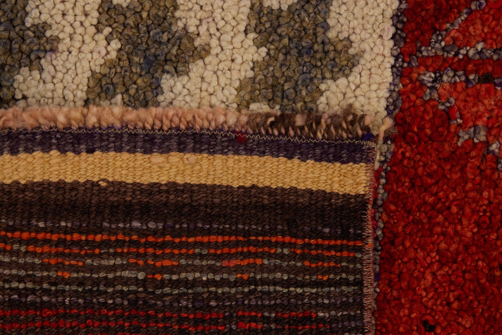 Alumit | One-of-a-Kind Orange Sophistication | Sophisticated Wool Runner | Kuden Rugs