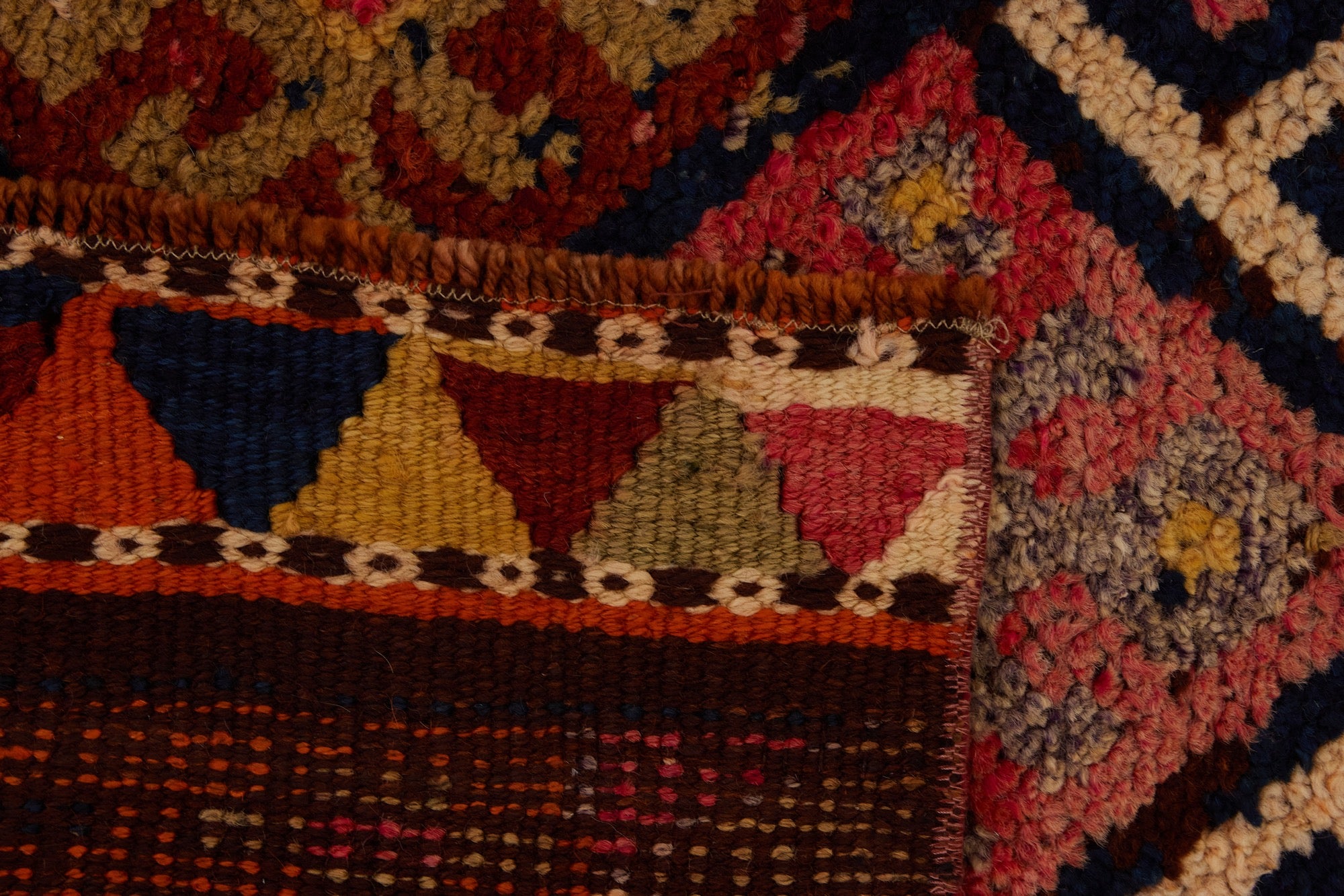 Annabella | One-of-a-Kind Red Sophistication | Sophisticated Wool Runner | Kuden Rugs