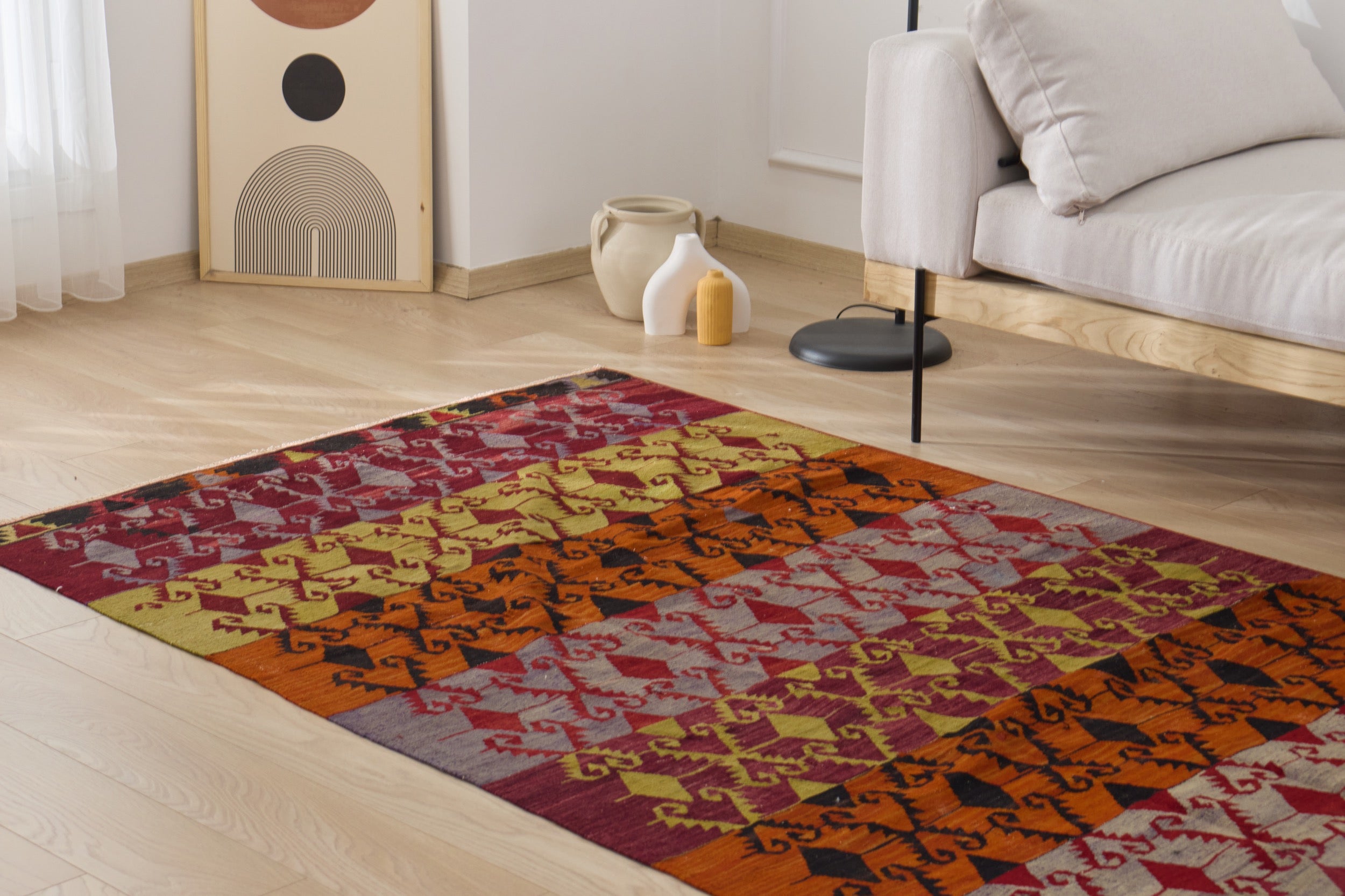Handwoven tradition meets modern style: The Aryana Rug. | Kuden Rugs