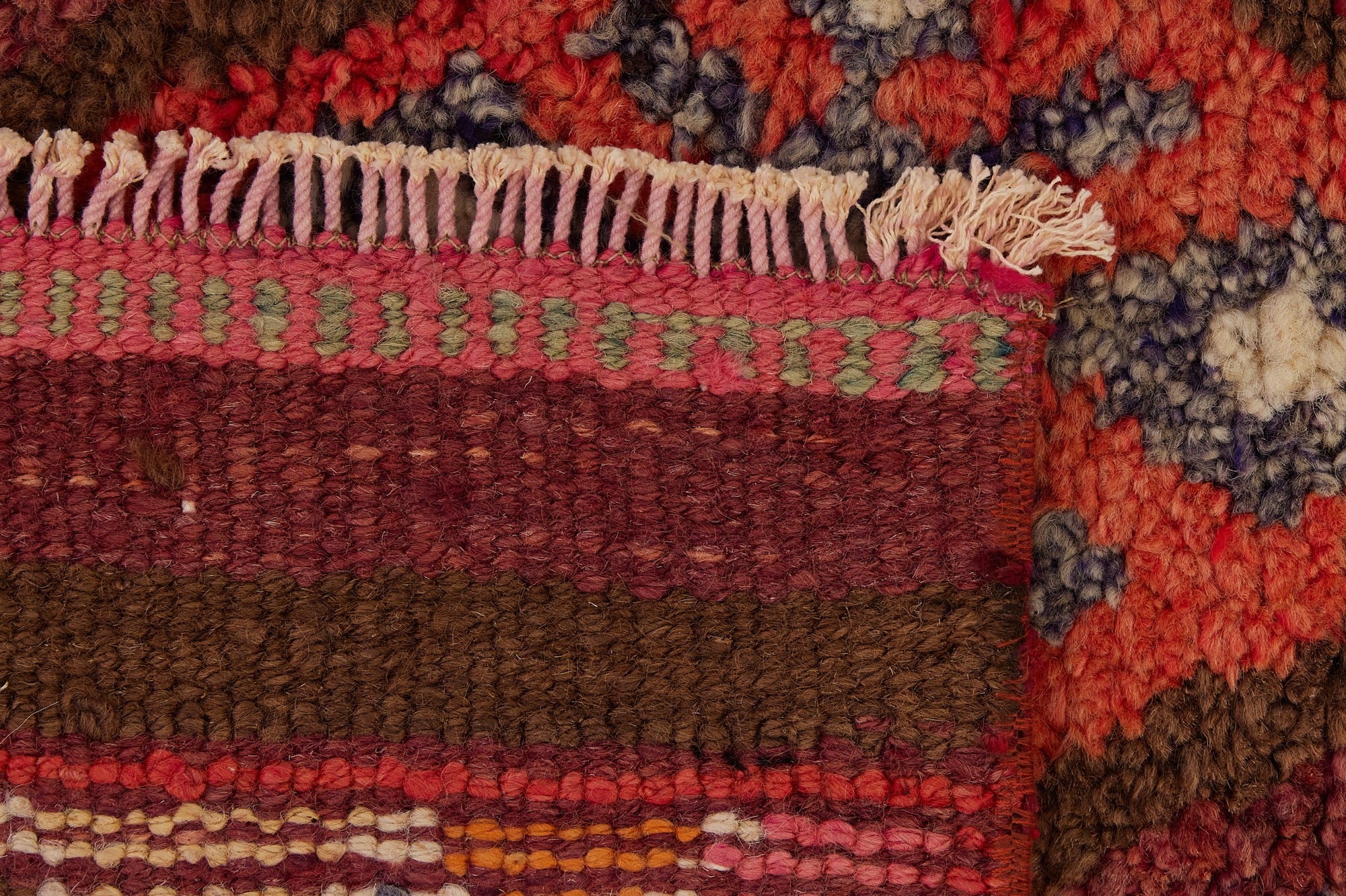 Avrilett | One-of-a-Kind Pink Sophistication | Sophisticated Wool Runner | Kuden Rugs