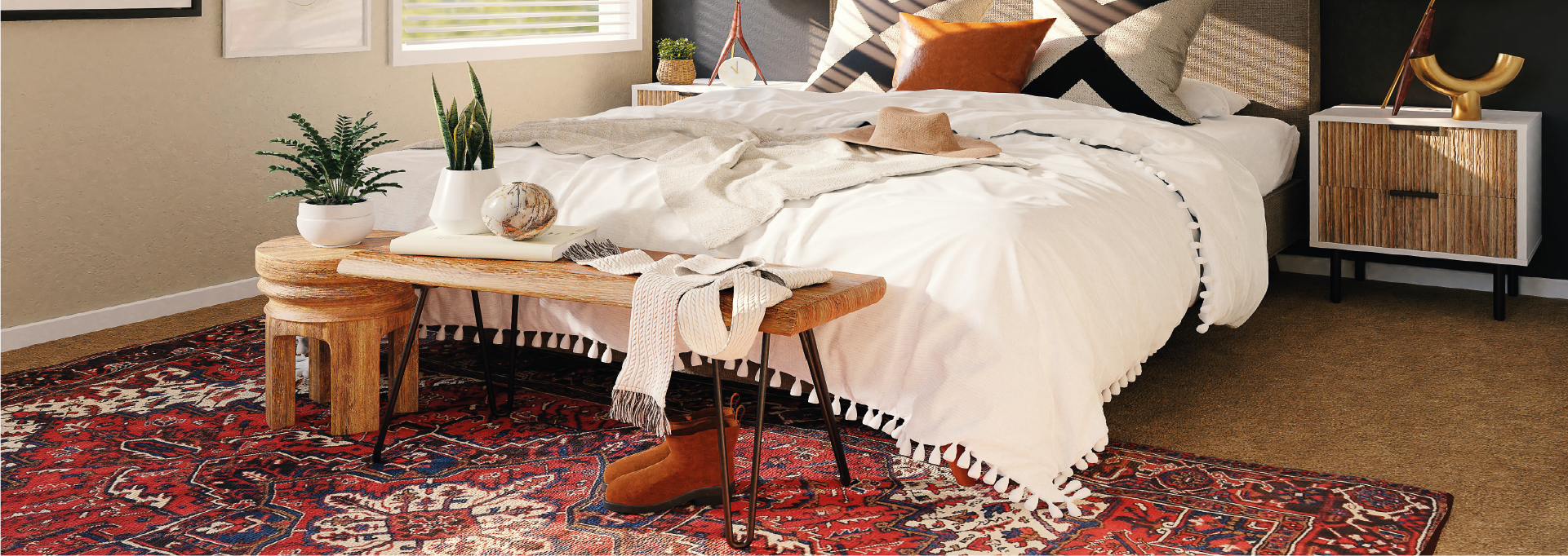 Unique Rug with Subtle, Earthy Textures - Kuden Rugs