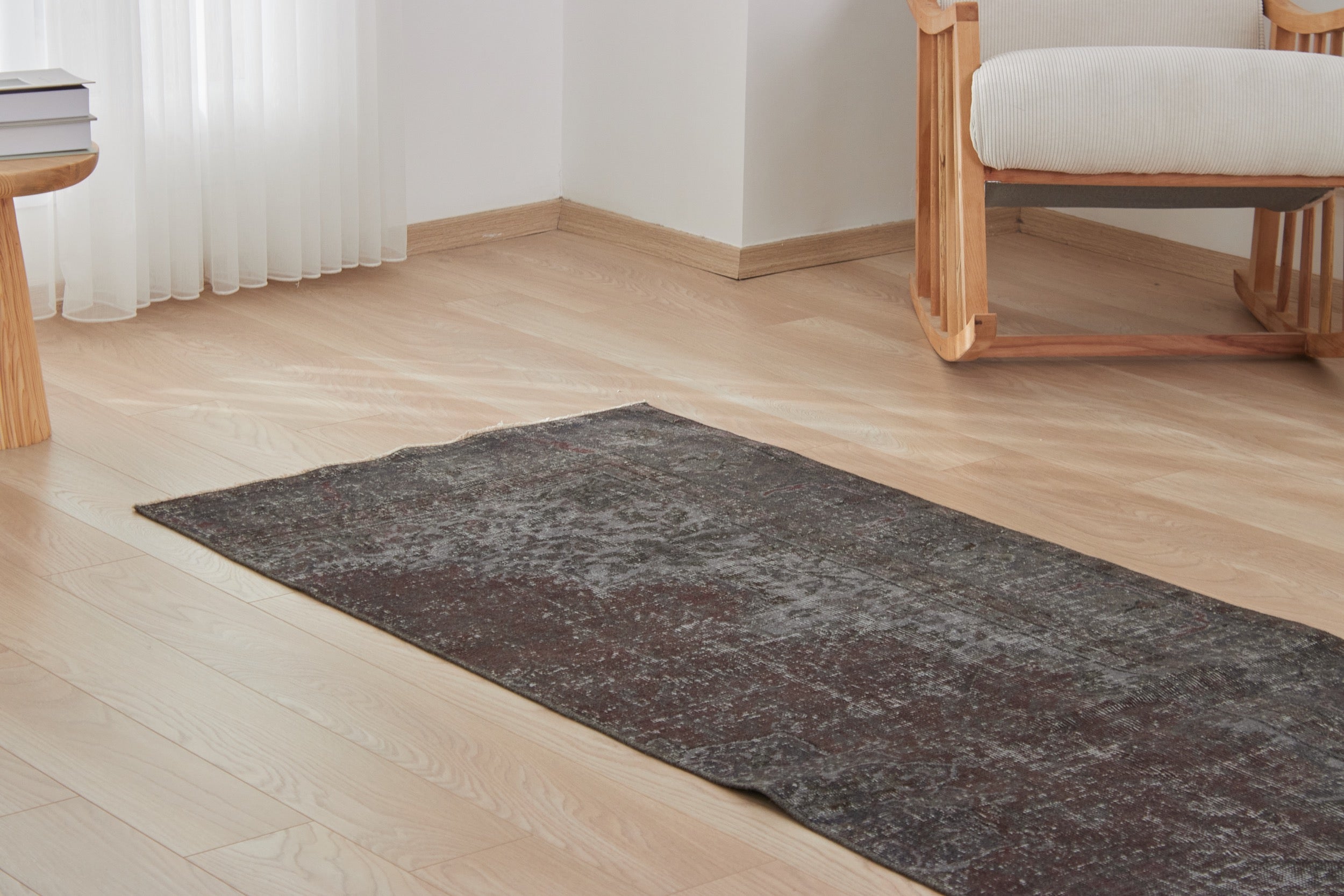 The Bertie Effect | Overdyed Medallion Area Rug | Kuden Rugs