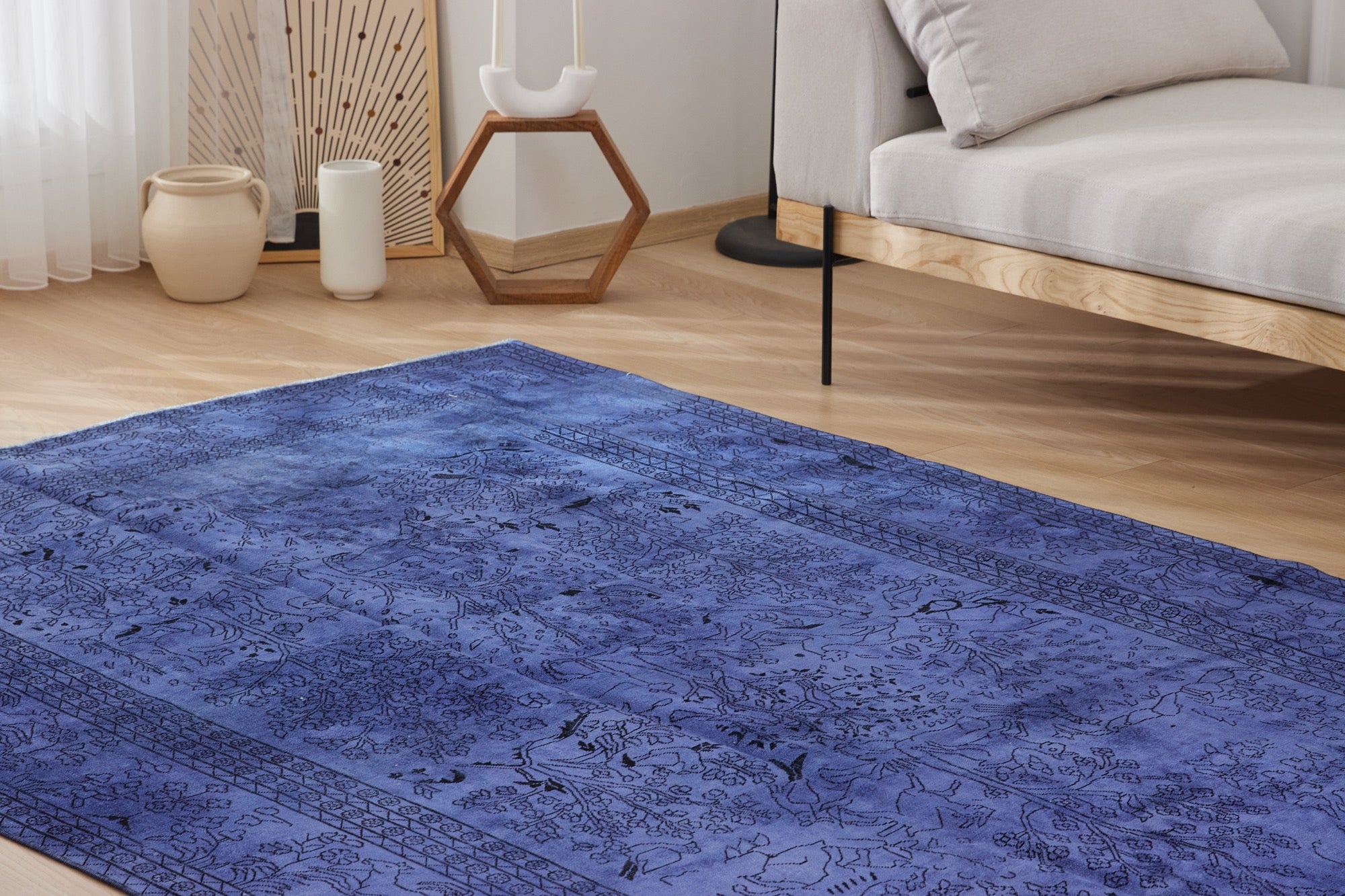 Blakely | Timeless Indian Craftsmanship | Unique Bamboo Silk Rug | Kuden Rugs