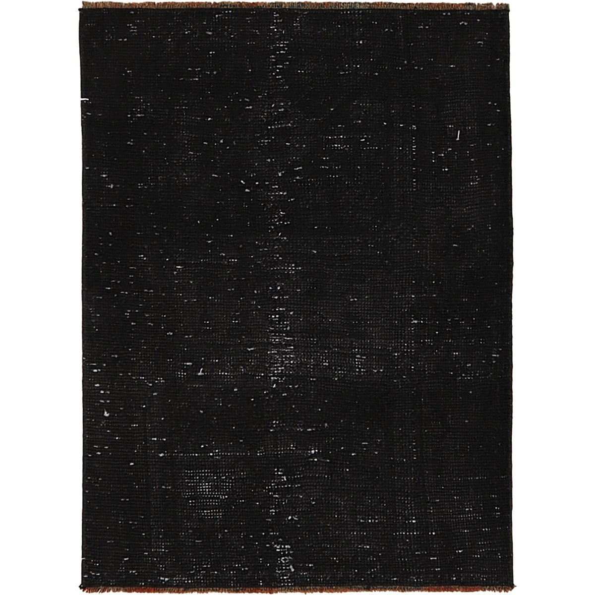 Bree | Sleek Black Elegance | Vintage Indian Rug | Kuden Rugs
