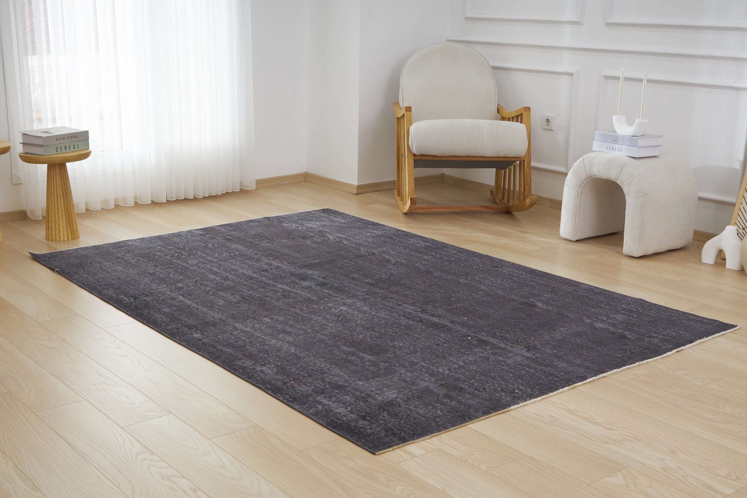 Cally | Overdyed Sophistication | Vintage Area Carpet | Kuden Rugs