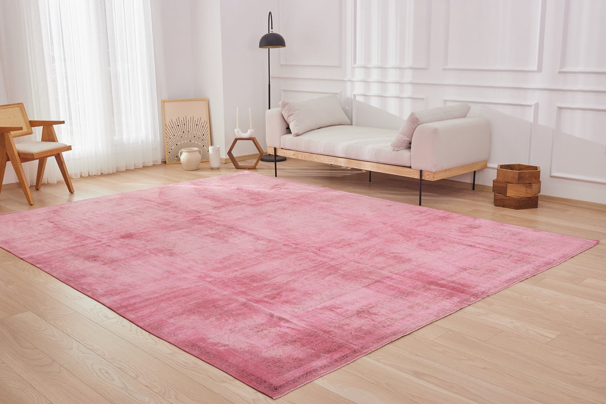 Camryn | Overdyed Chic | Hand-Knotted Bamboo Silk Carpet | Kuden Rugs