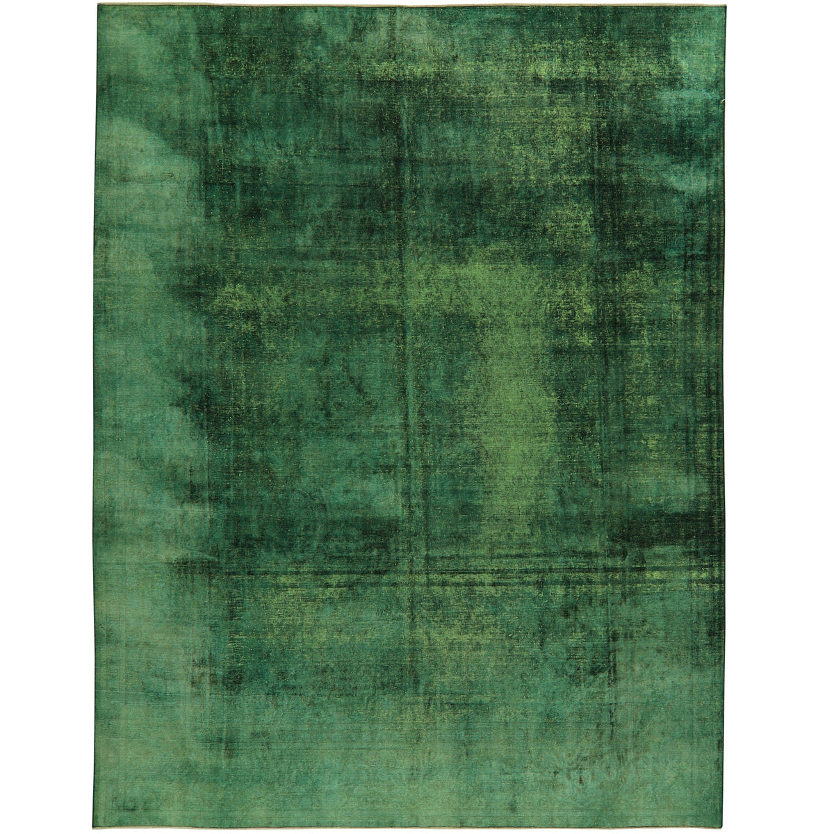 Candice | Refreshing Green Serenity | Vintage Indian Rug | Kuden Rugs