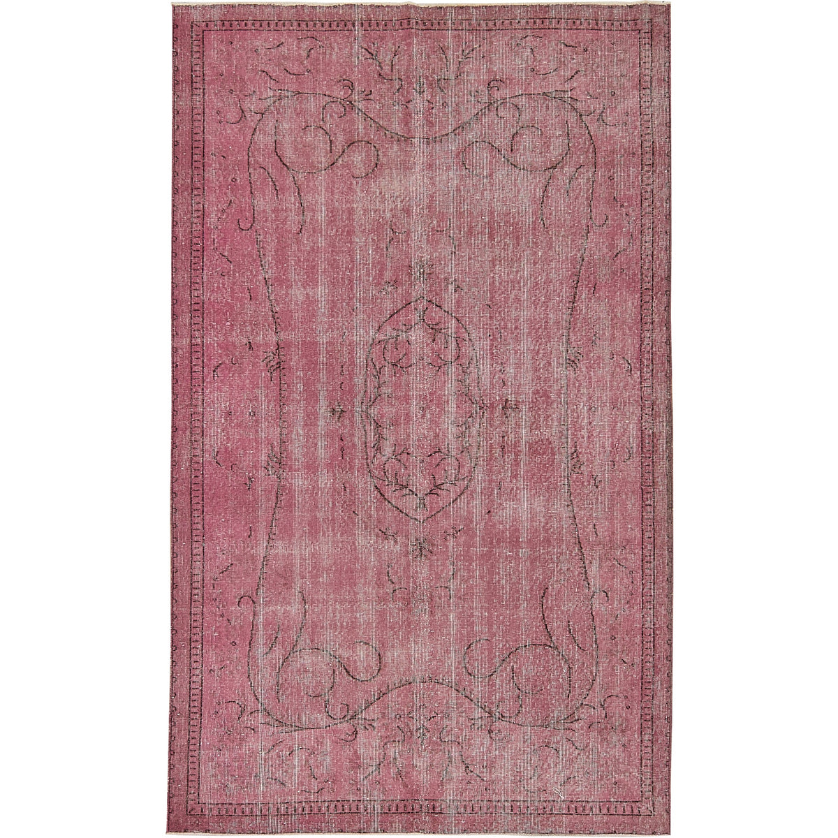 Carla | Charming Pink Medallion Rug | Kuden Rugs