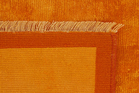 Caroline | One-of-a-Kind Orange Elegance | Sophisticated Wool Carpet | Kuden Rugs