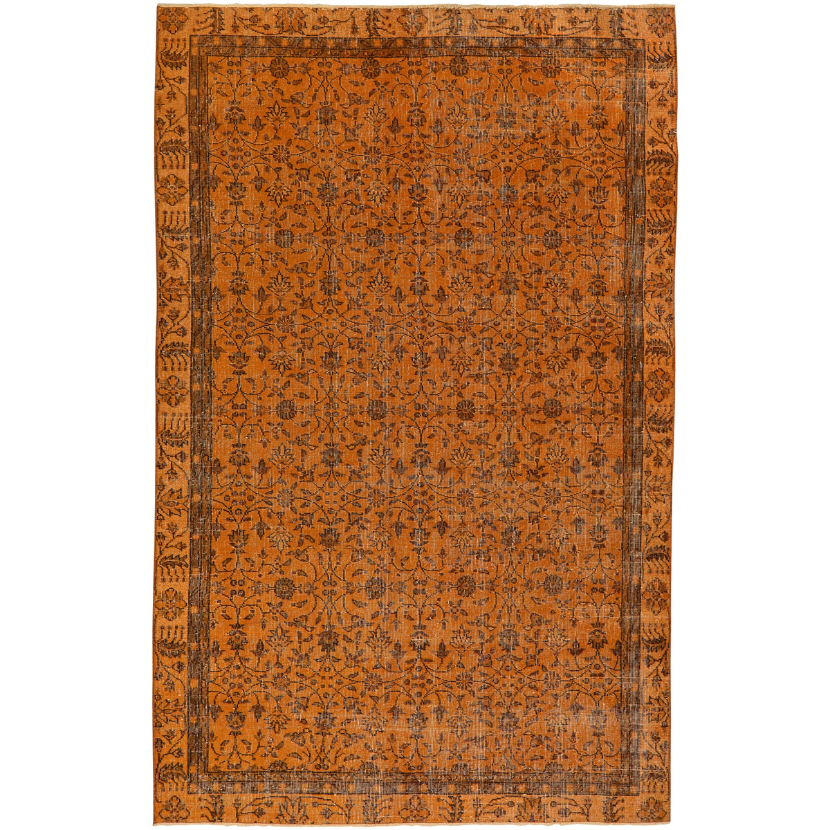 Carter | Vintage Turkish Splendor | Exquisite Orange Rug | Kuden Rugs