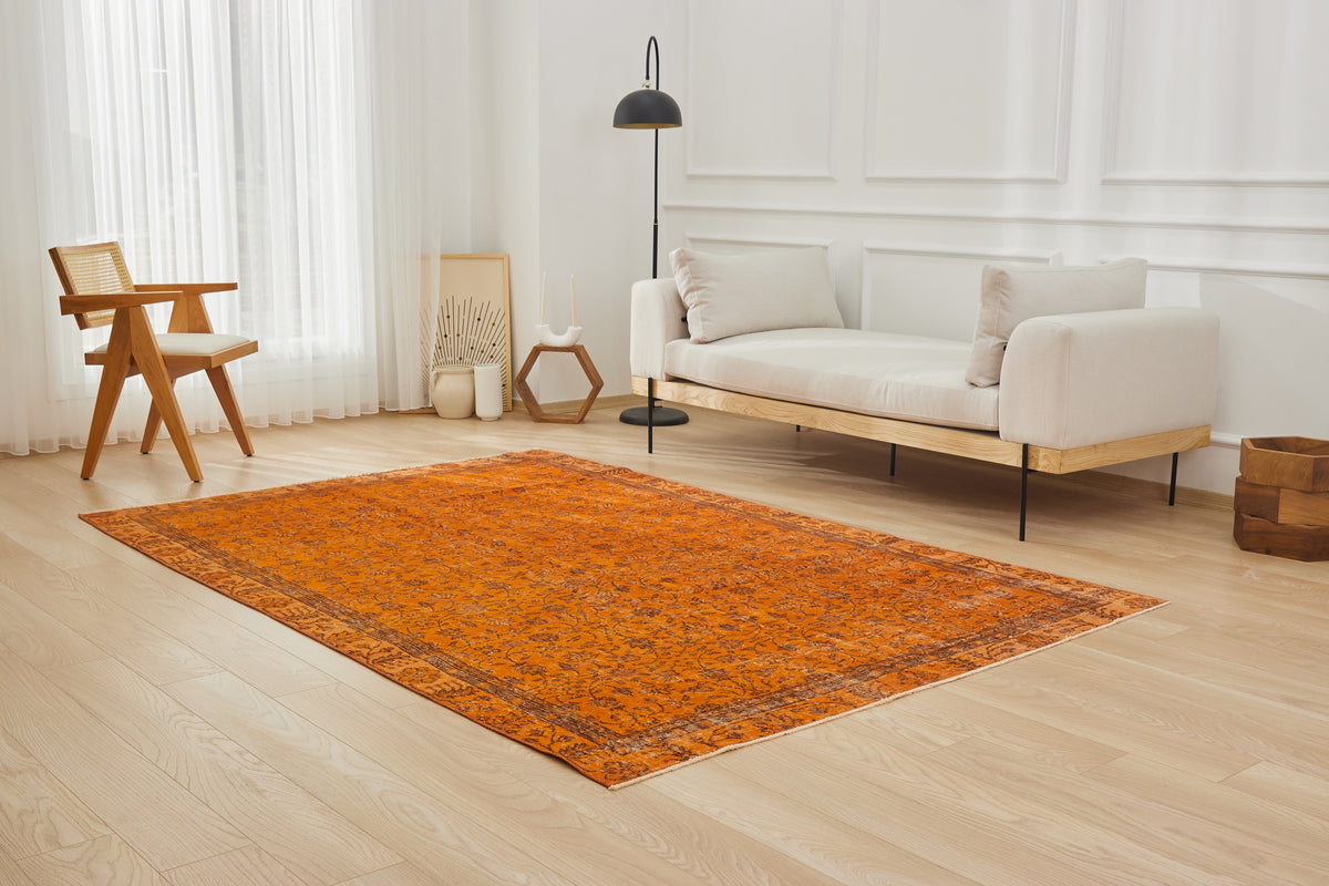 Turkish Overdyed Rug | Carter's Timeless Design | Kuden Rugs