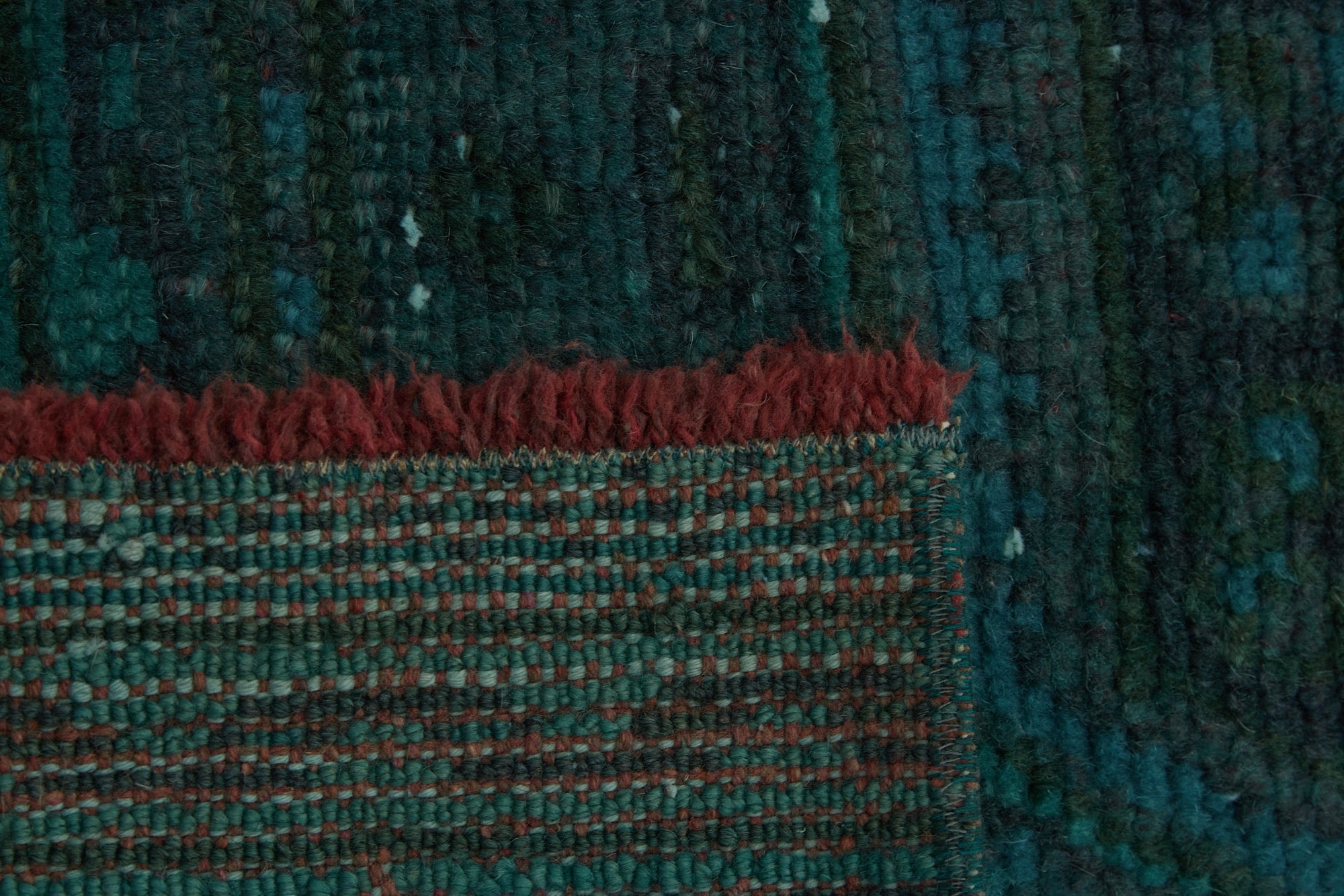 Chepziba | A One-of-a-Kind Green Carpet Runner | Kuden Rugs