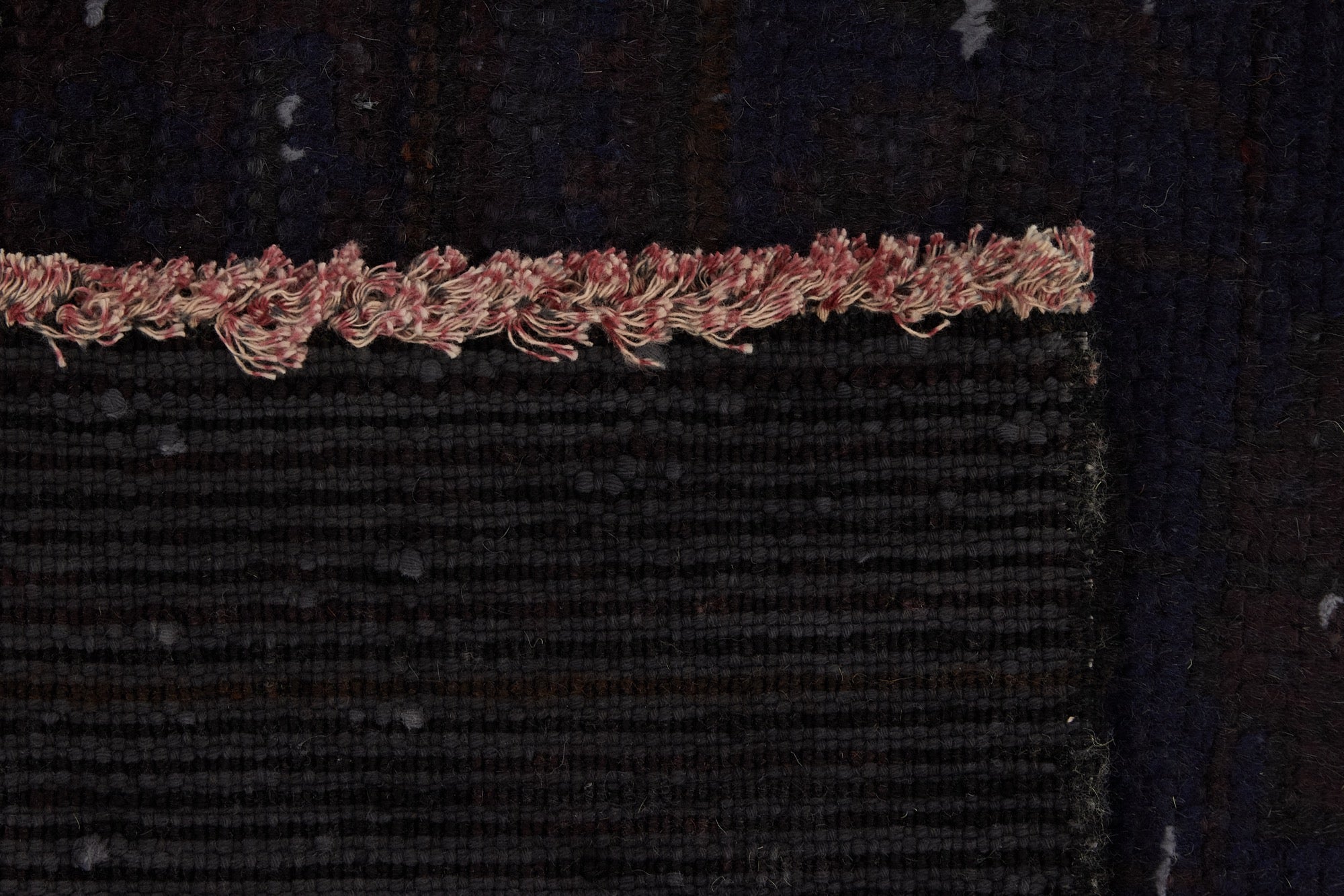 Clare | Artisanal Black Turkish Carpet with Geometric Flair | Kuden Rugs