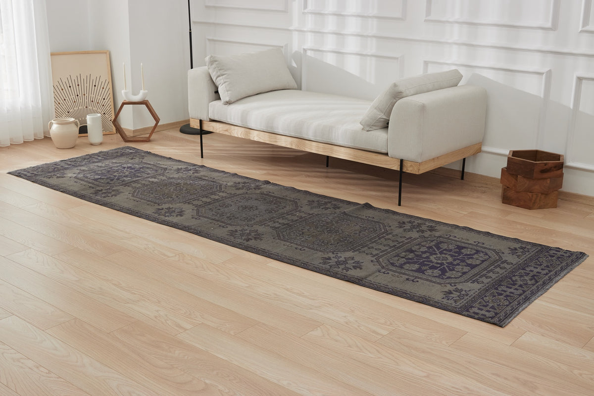 Collins | Hand-Knotted Vintage Turkish Carpet | Kuden Rugs