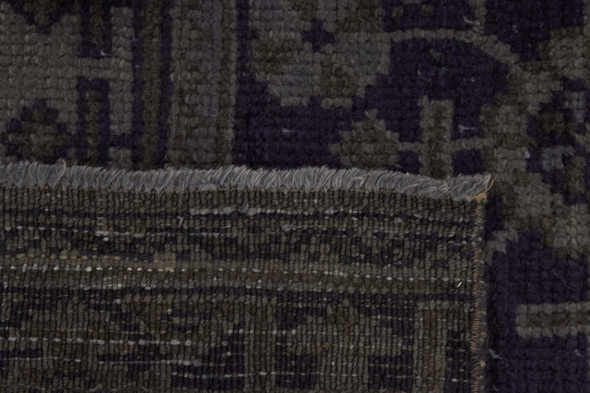 Collins | Distinctive Gray Turkish Rug with Geometric Design | Kuden Rugs