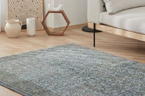 Cory | Vintage Wool and Cotton Rug with Modern Flair | Kuden Rugs