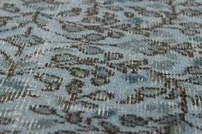 Cory | Unique Low-Pile Rug in Enchanting Blue | Kuden Rugs