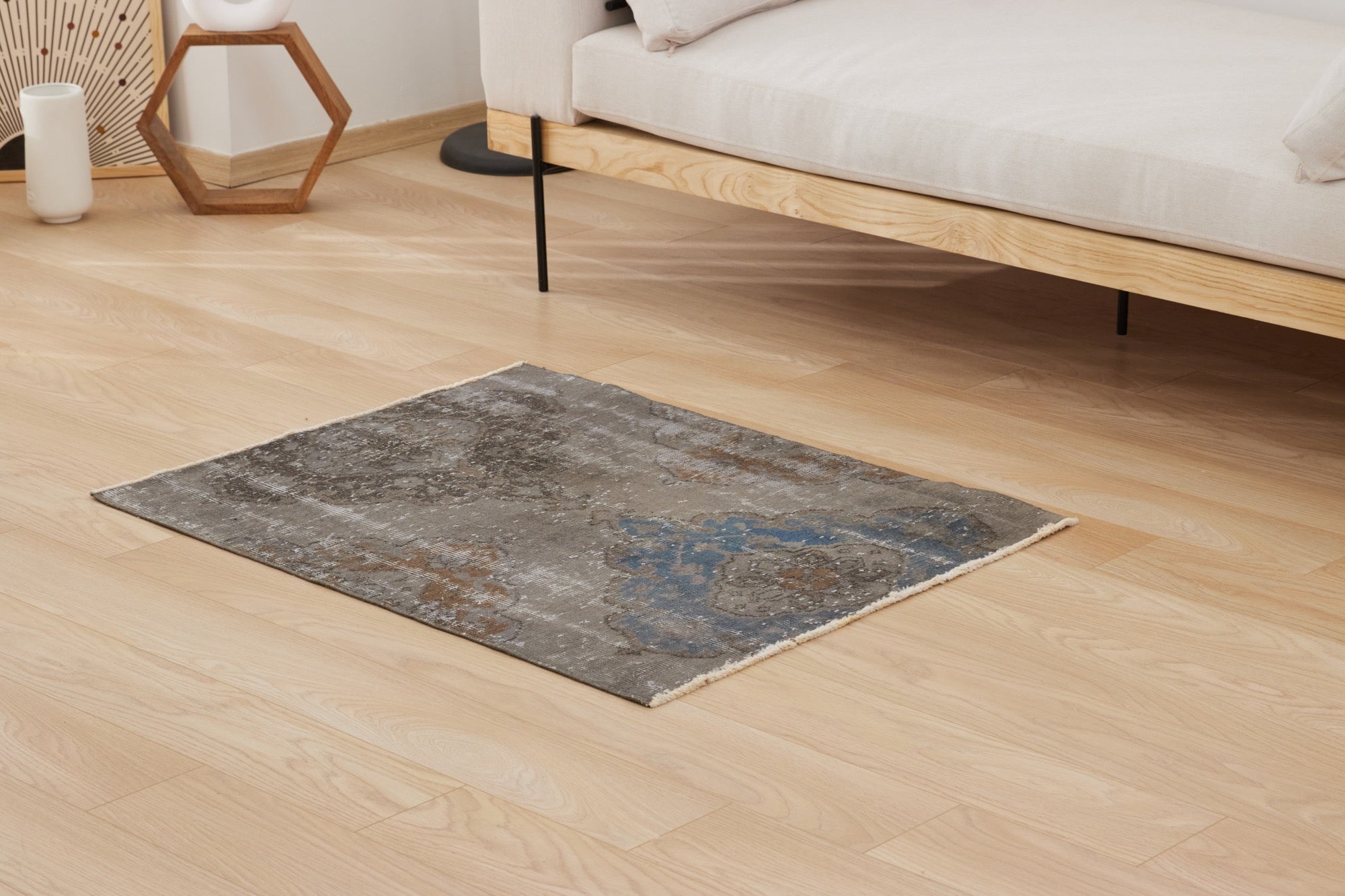 Dahlya | Overdyed Vintage Area Rug with Timeless Appeal | Kuden Rugs