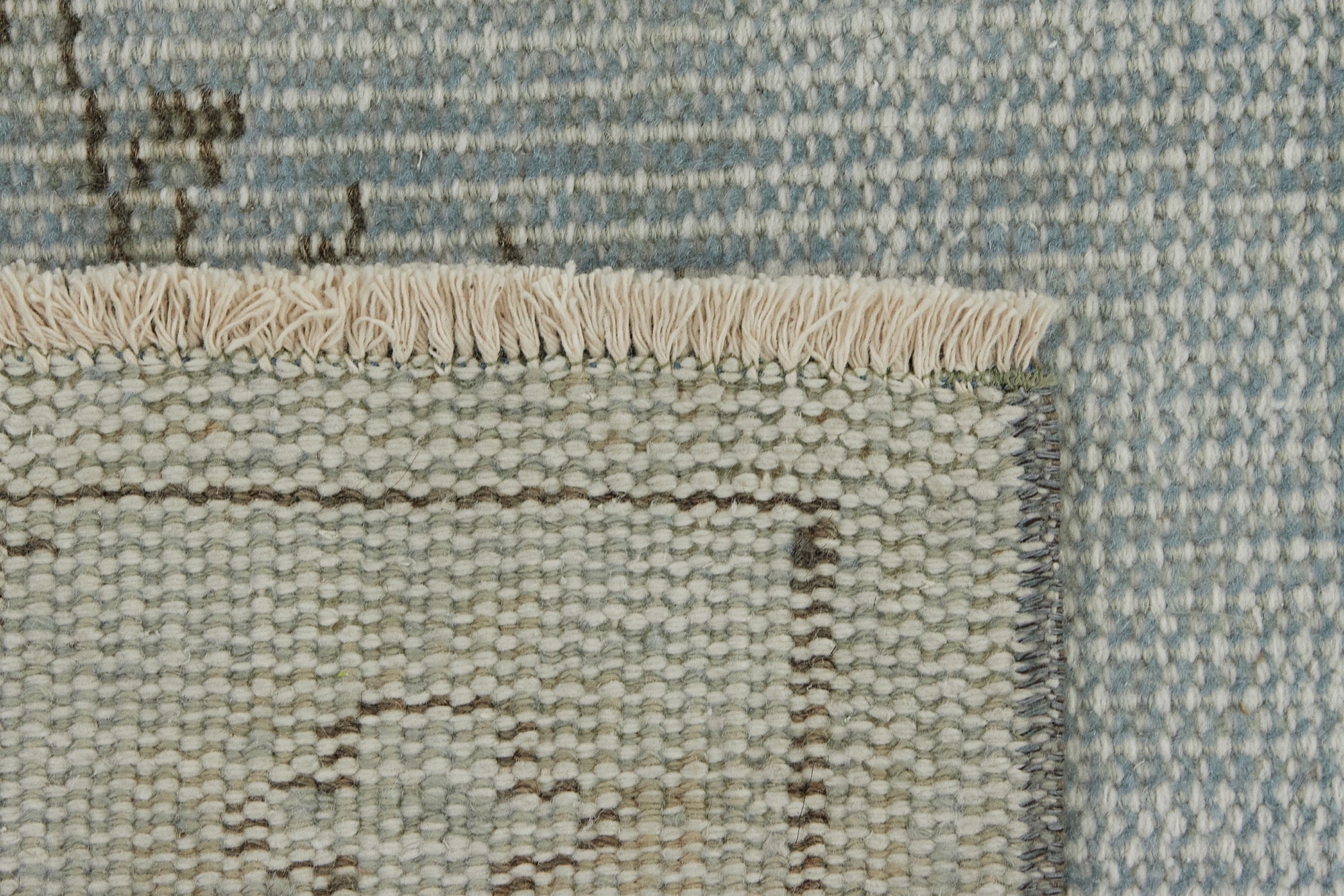 Darelle | Modern Vintage Wool-Cotton Blend | Kuden Rugs