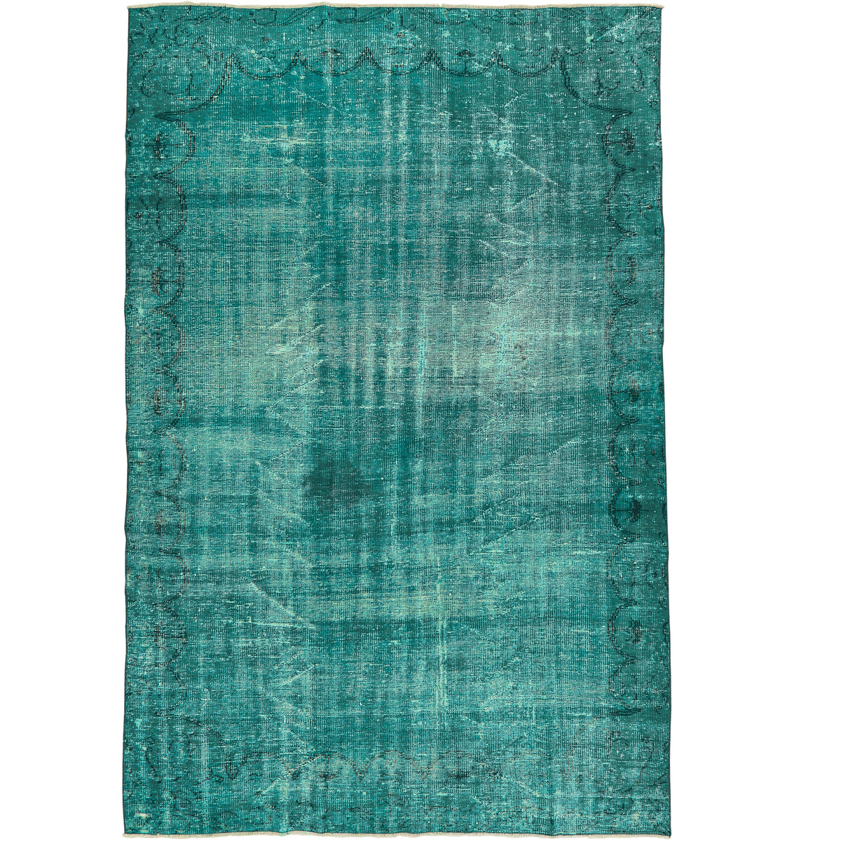 Denali | Vintage Turkish Grandeur | Exquisite Turquoise Rug | Kuden Rugs