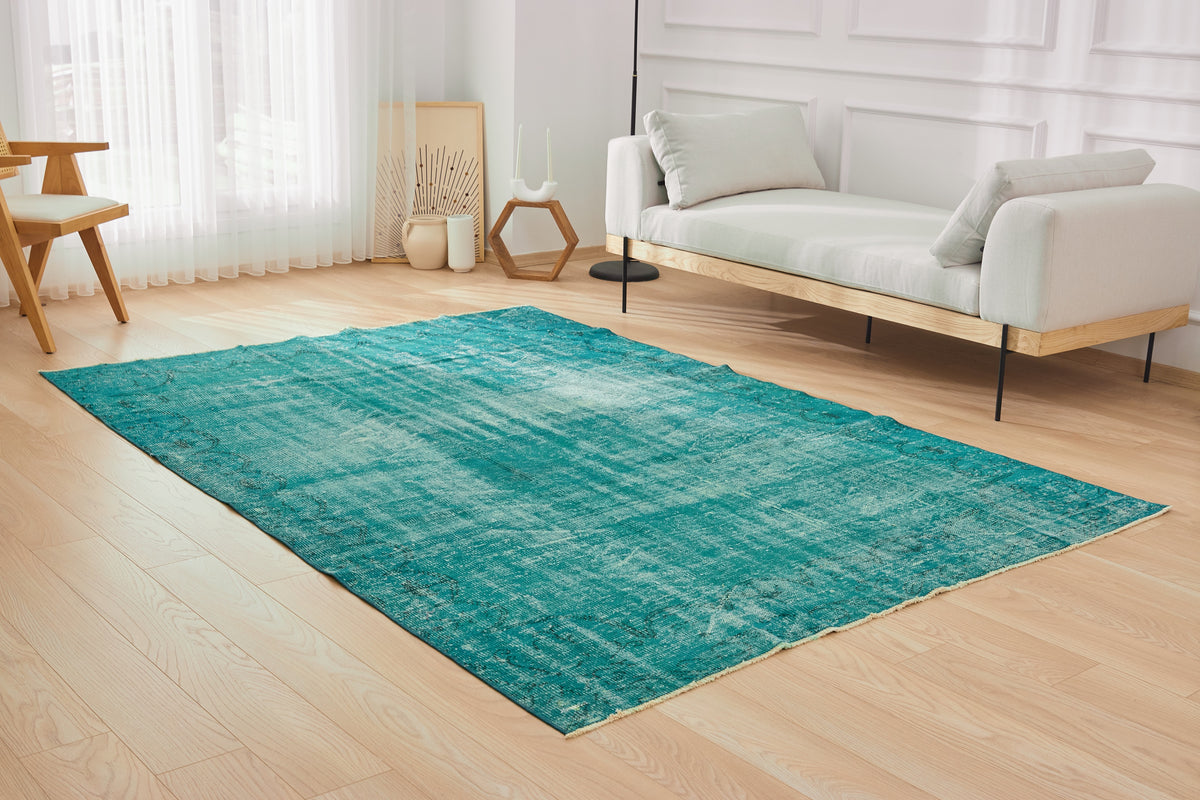 Turkish Overdyed Rug | Denali's Timeless Elegance | Kuden Rugs