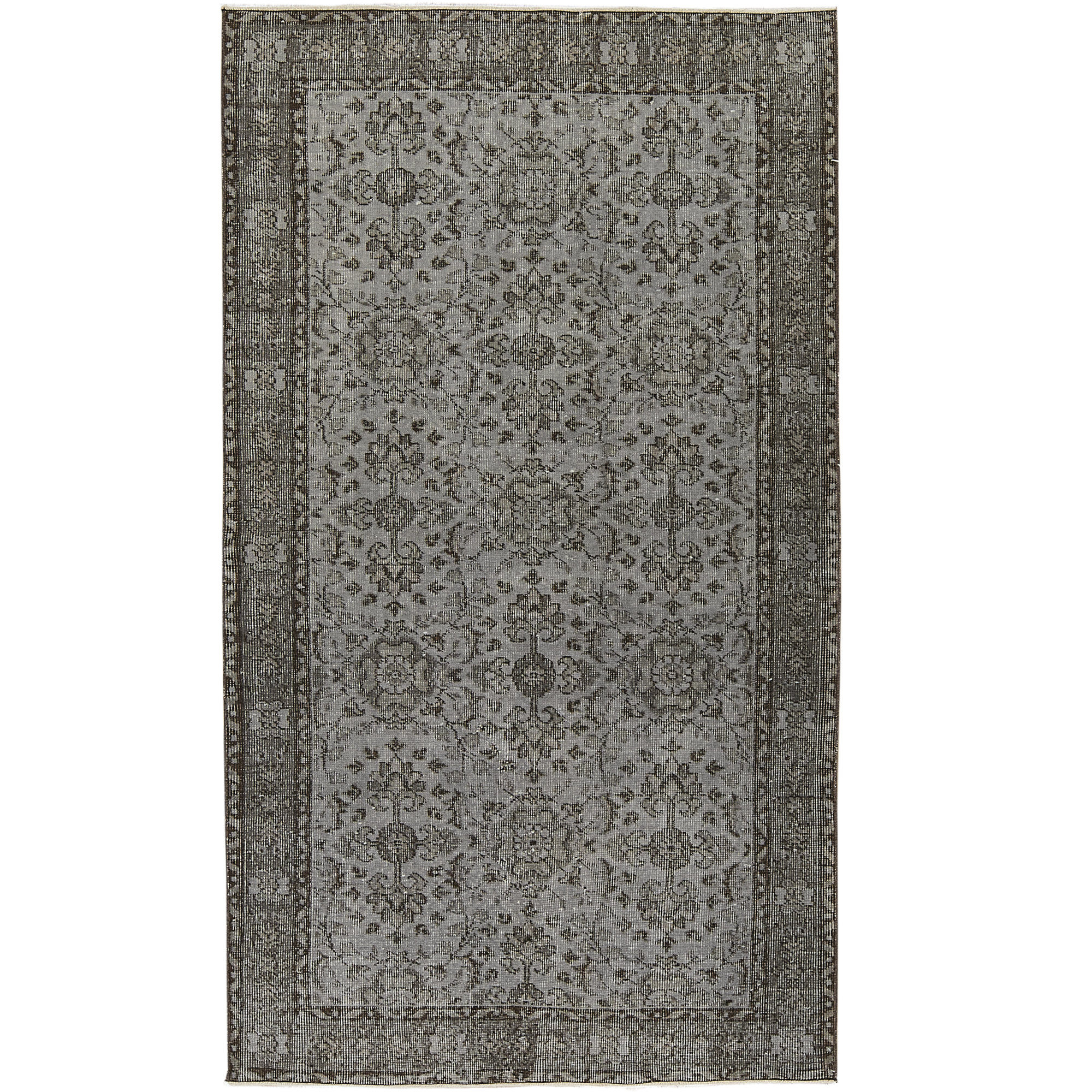 Dinah | Elegant Gray Wool and Cotton Rug | Kuden Rugs