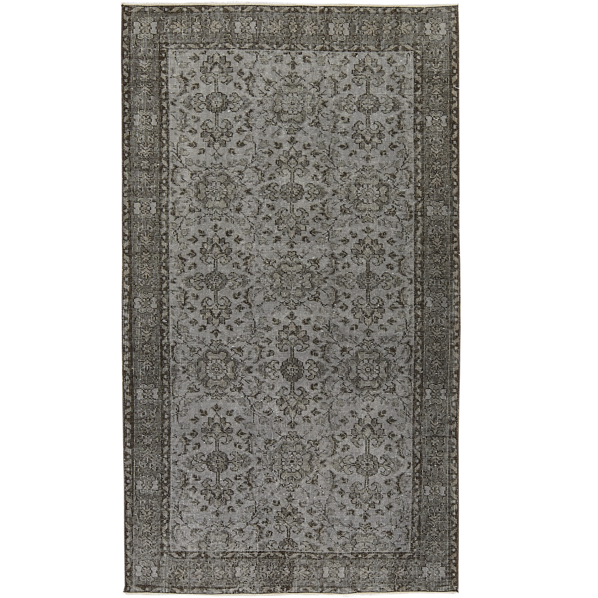 Dinah | Elegant Gray Wool and Cotton Rug | Kuden Rugs