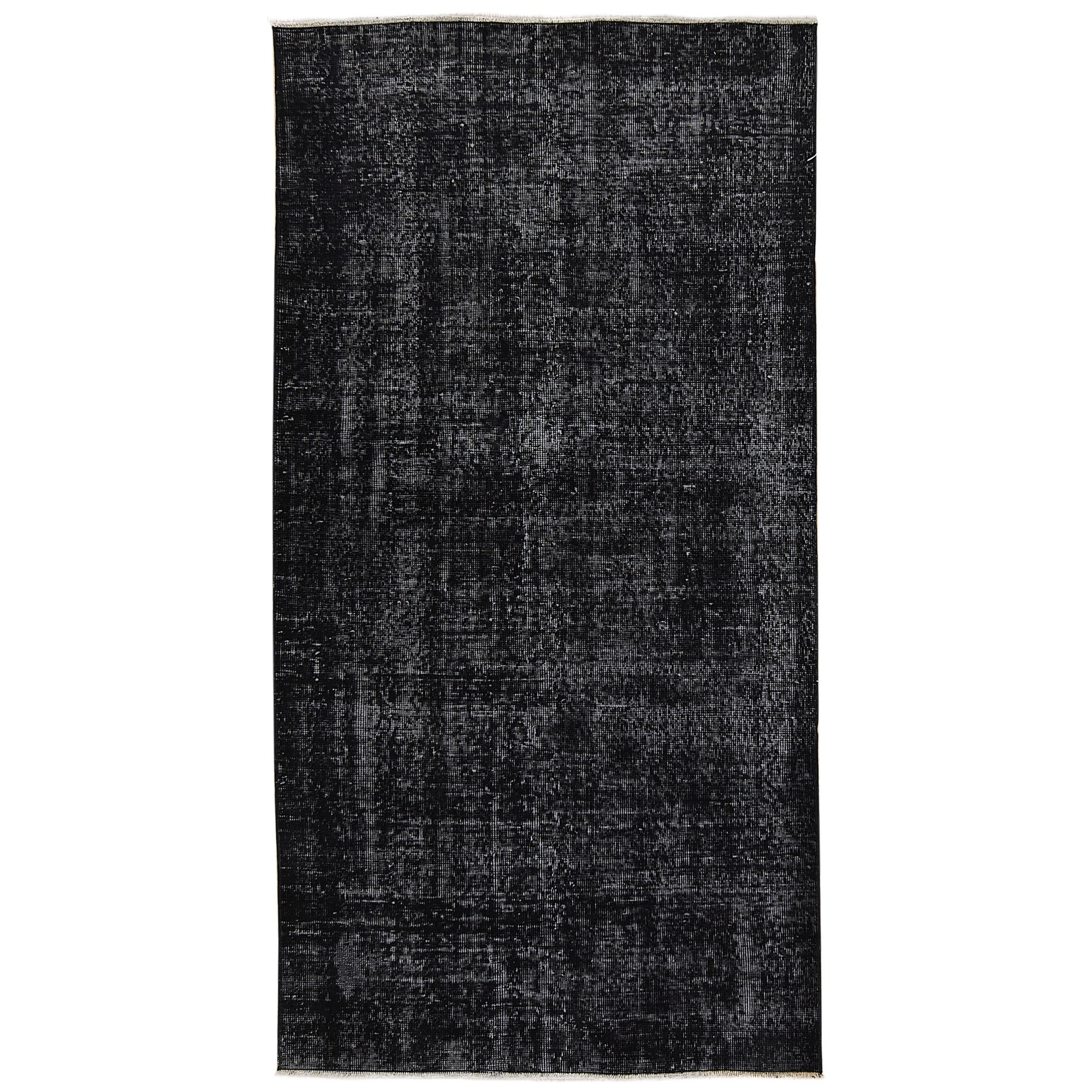 Eileen | Chic Black Overdyed Turkish Rug | Kuden Rugs
