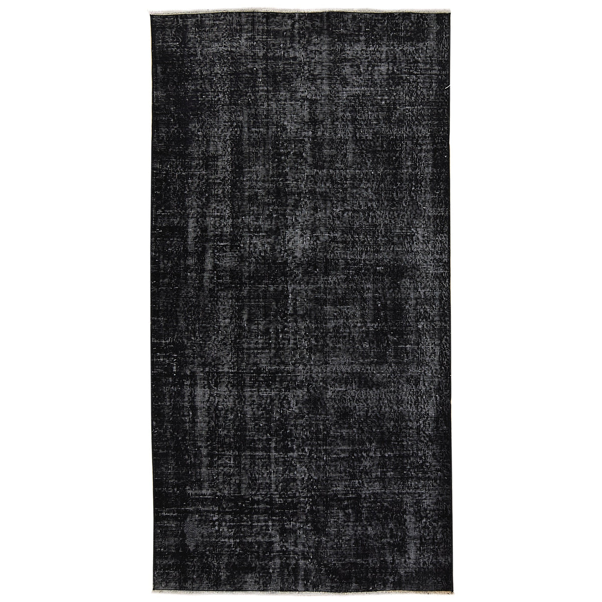Eileen | Chic Black Overdyed Turkish Rug | Kuden Rugs
