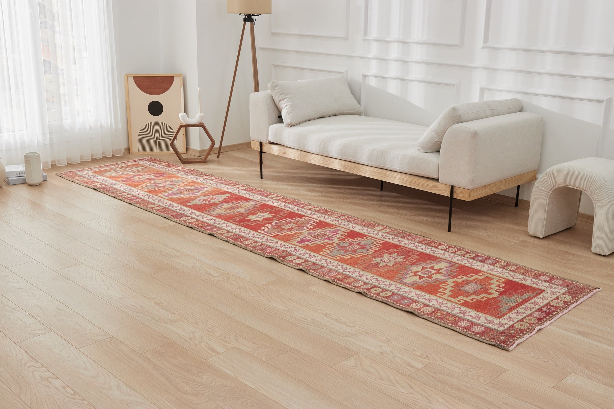 Elaina | Hand-Knotted Vintage Turkish Carpet | Kuden Rugs