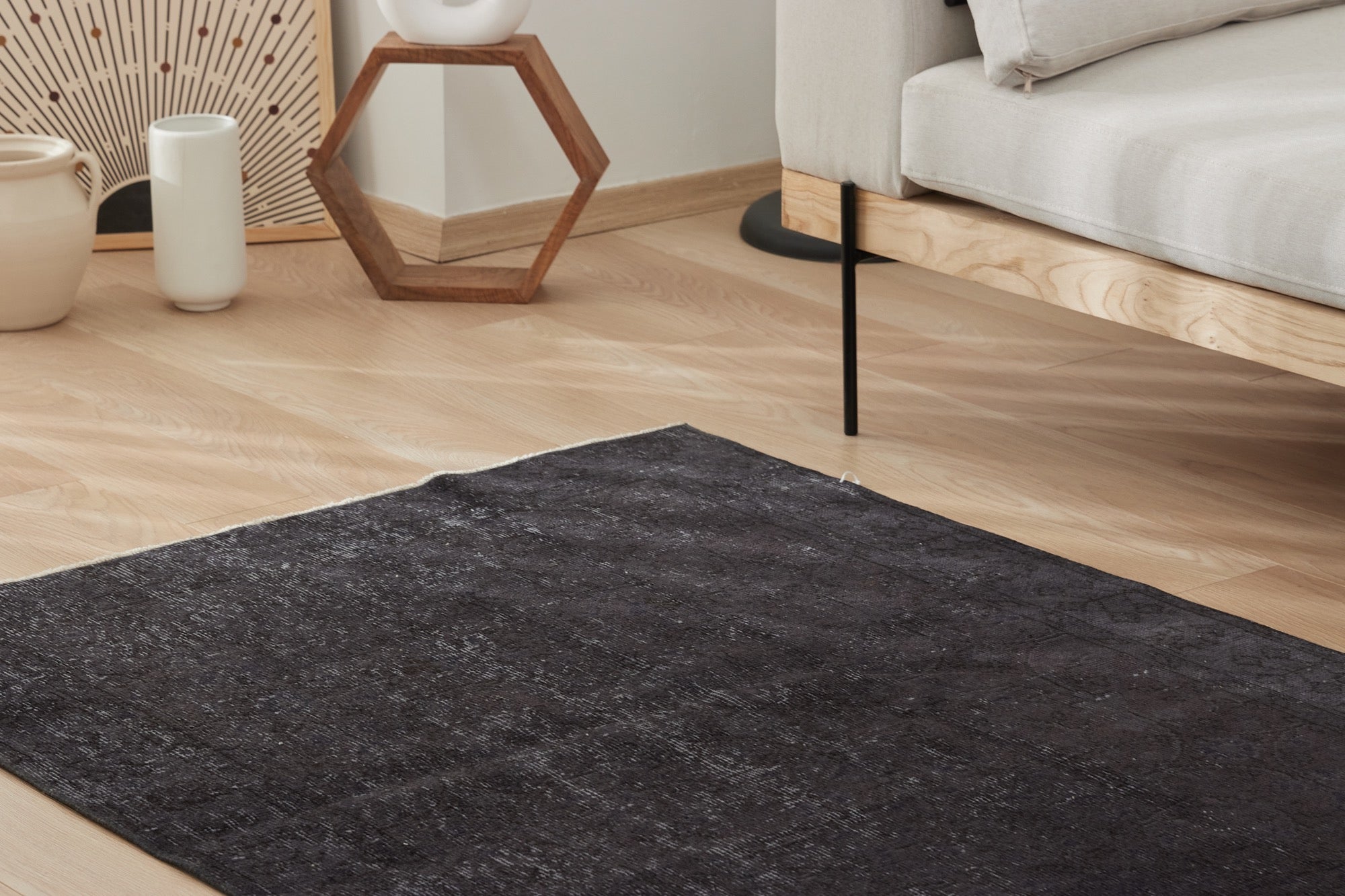 Elisun | Overdyed Elegance in a Small Area Rug | Kuden Rugs