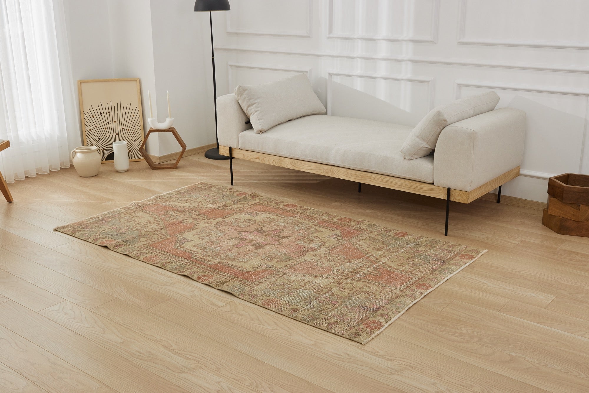 Turkish Anatolian Rug | Elsa's Geometric Elegance | Kuden Rugs