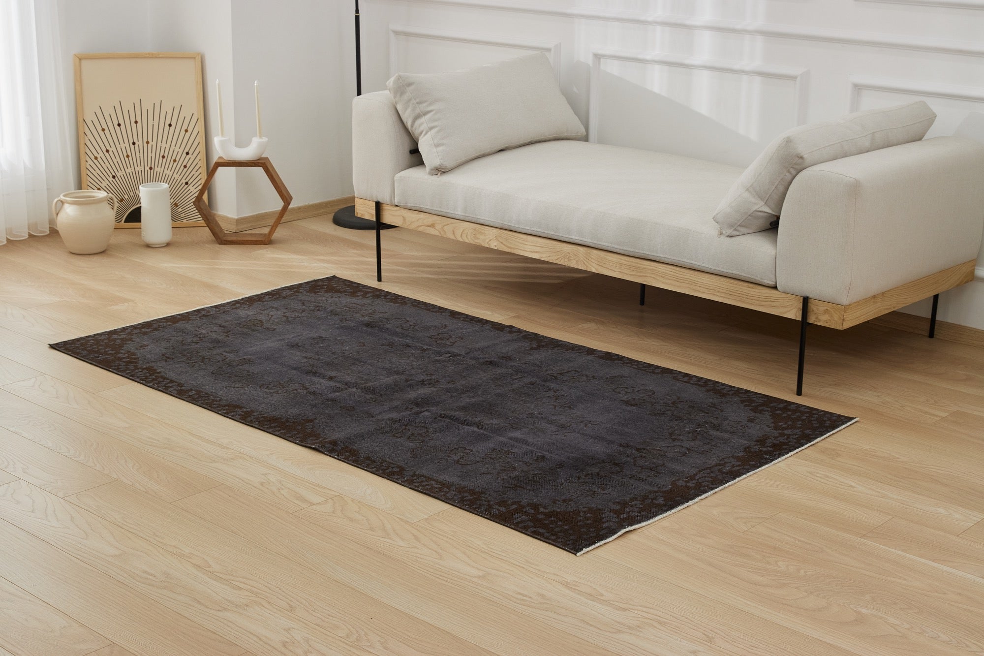 Emerson | Overdyed Turkish Carpet with Understated Style | Kuden Rugs