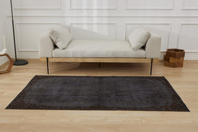 Emerson | Hand-Knotted Area Rug in Sophisticated Black | Kuden Rugs