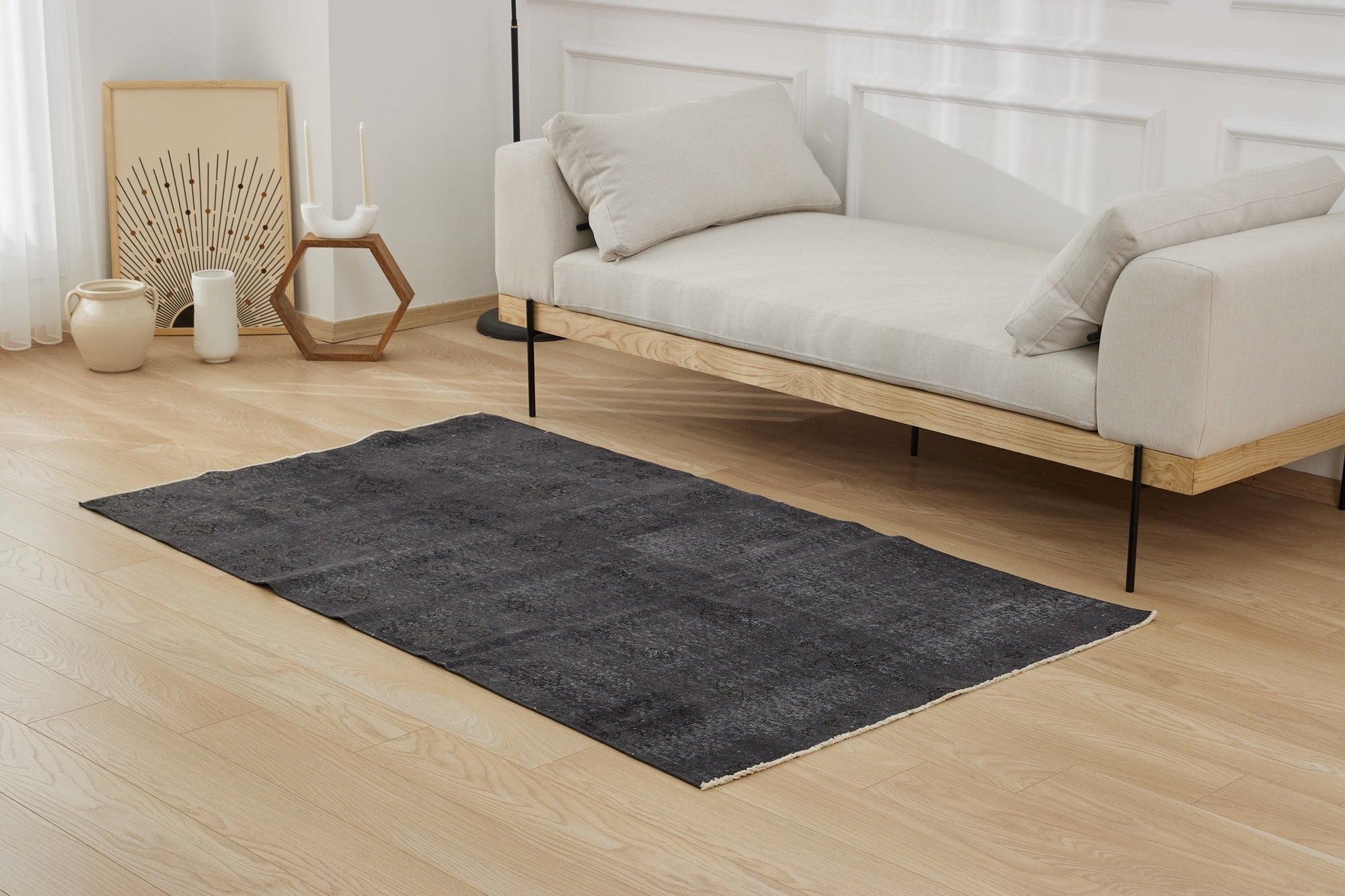 Emery | Vintage Overdyed Turkish Carpet | Kuden Rugs