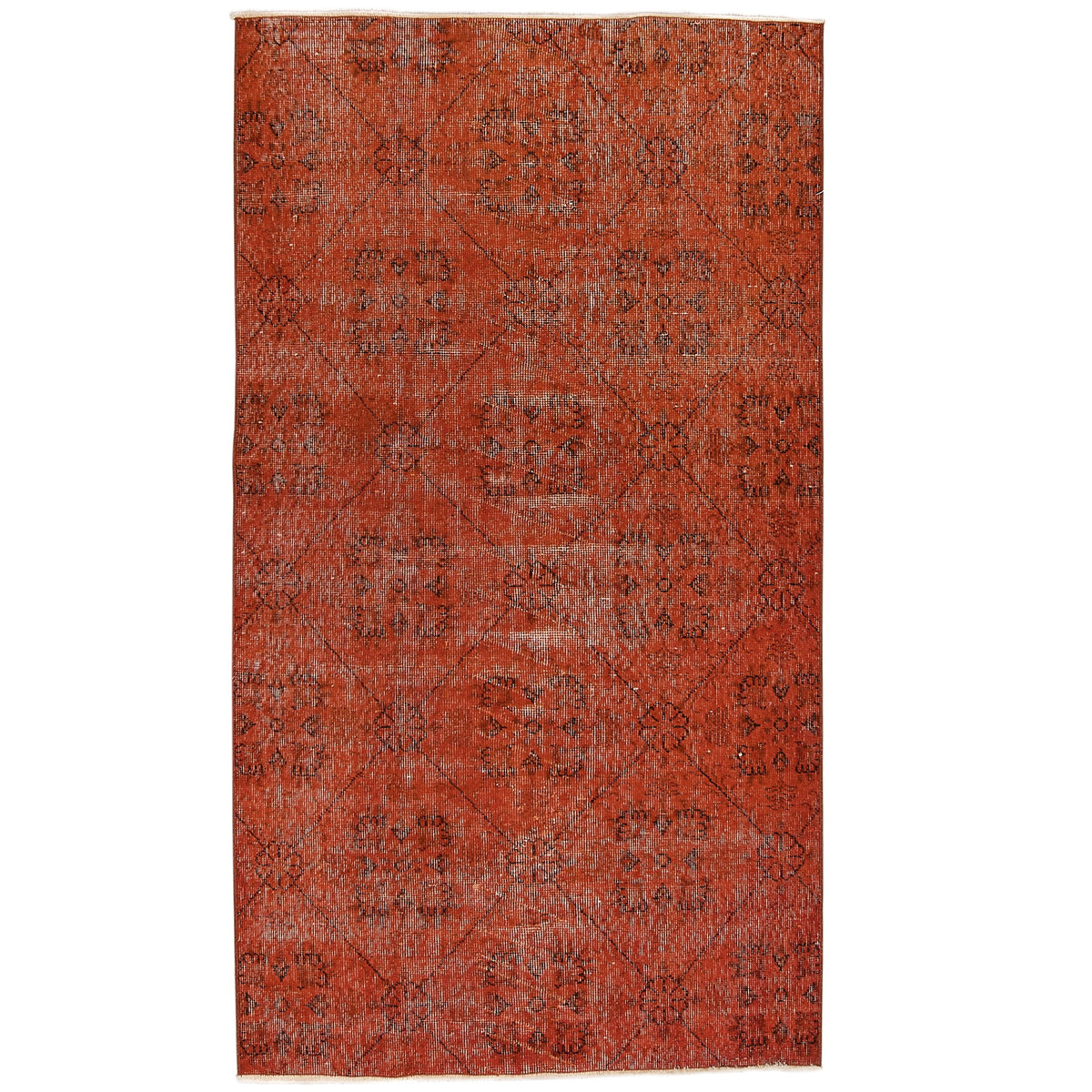 Emmalee | Vibrant Orange Wool and Cotton Rug | Kuden Rugs