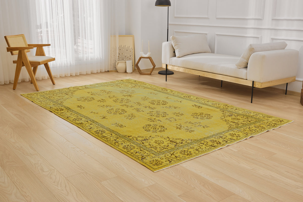Brighten Your Space: Ensley's Yellow Splendor | Kuden Rugs