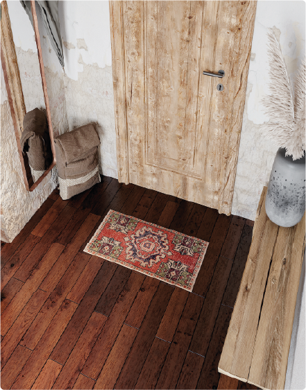 Sophisticated Vintage Rug with Timeless Appeal - Kuden Rugs