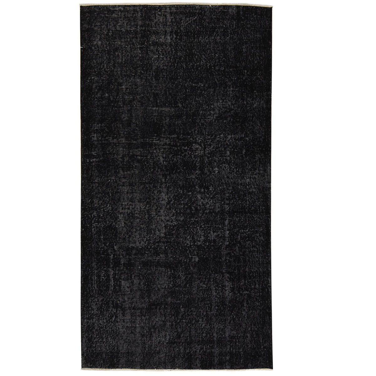 Eriella | Sleek Black Vintage Wool Rug | Kuden Rugs