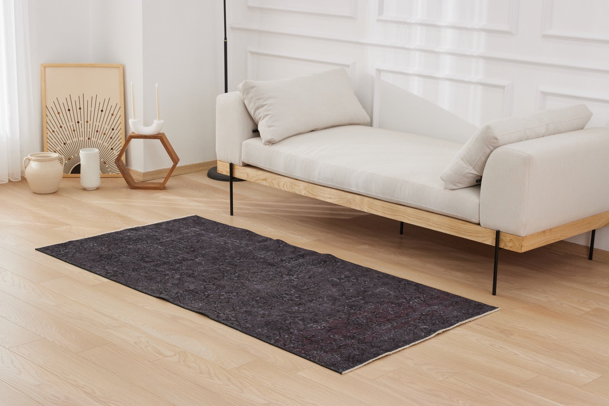 Erin | Overdyed Turkish Carpet with Understated Elegance | Kuden Rugs