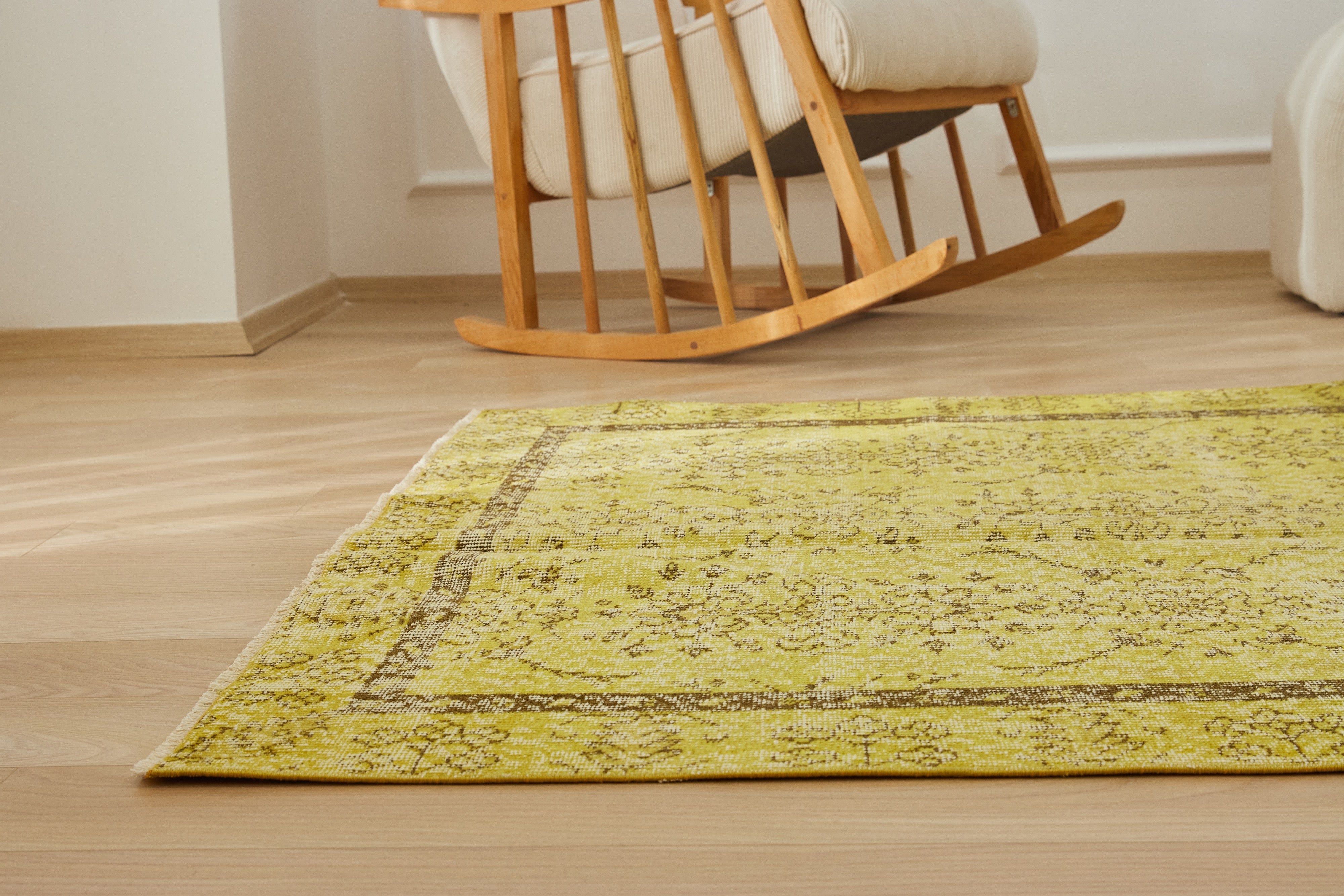 Fernanda Low Pile Wool and Cotton Rug
