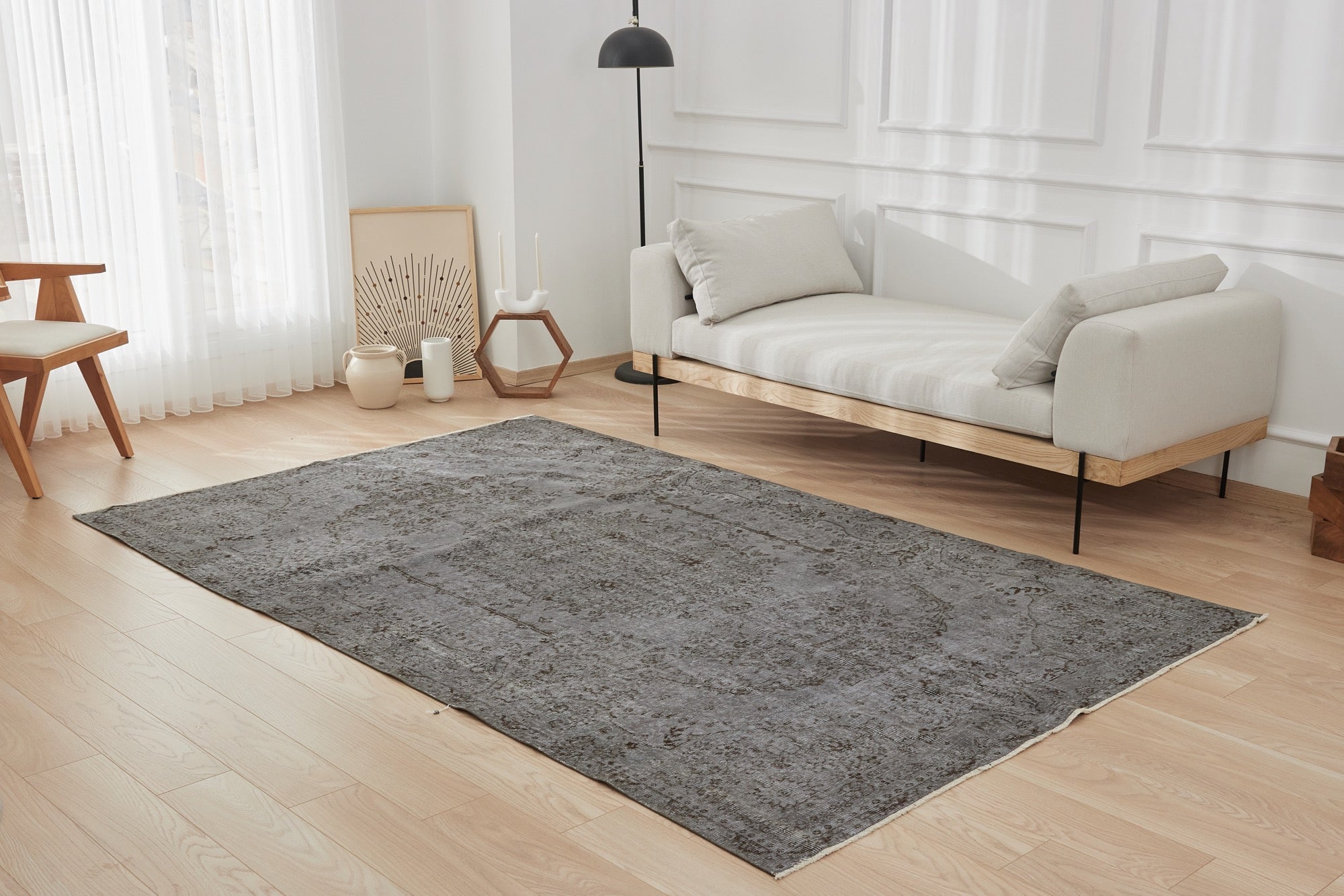 Fingula | Overdyed Vintage Turkish Carpet | Kuden Rugs