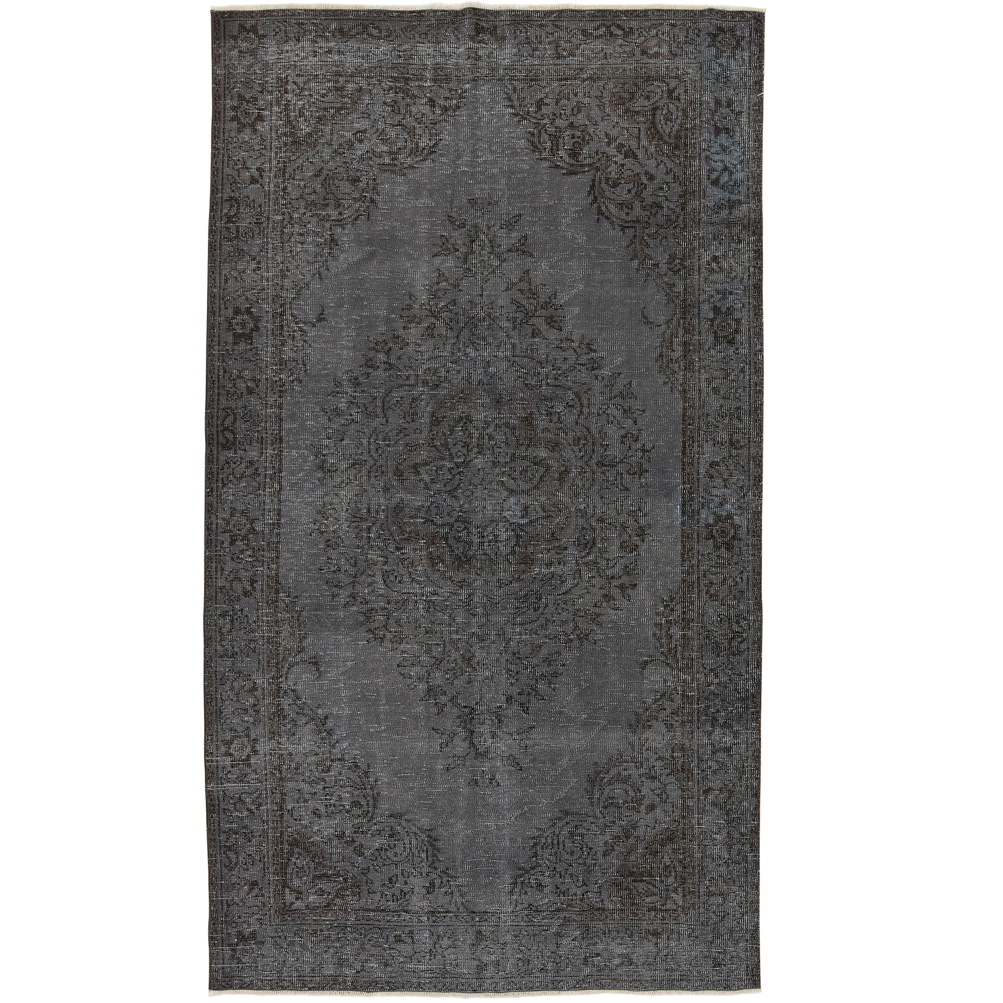 Flawya | Sophisticated Gray Medallion Rug | Kuden Rugs