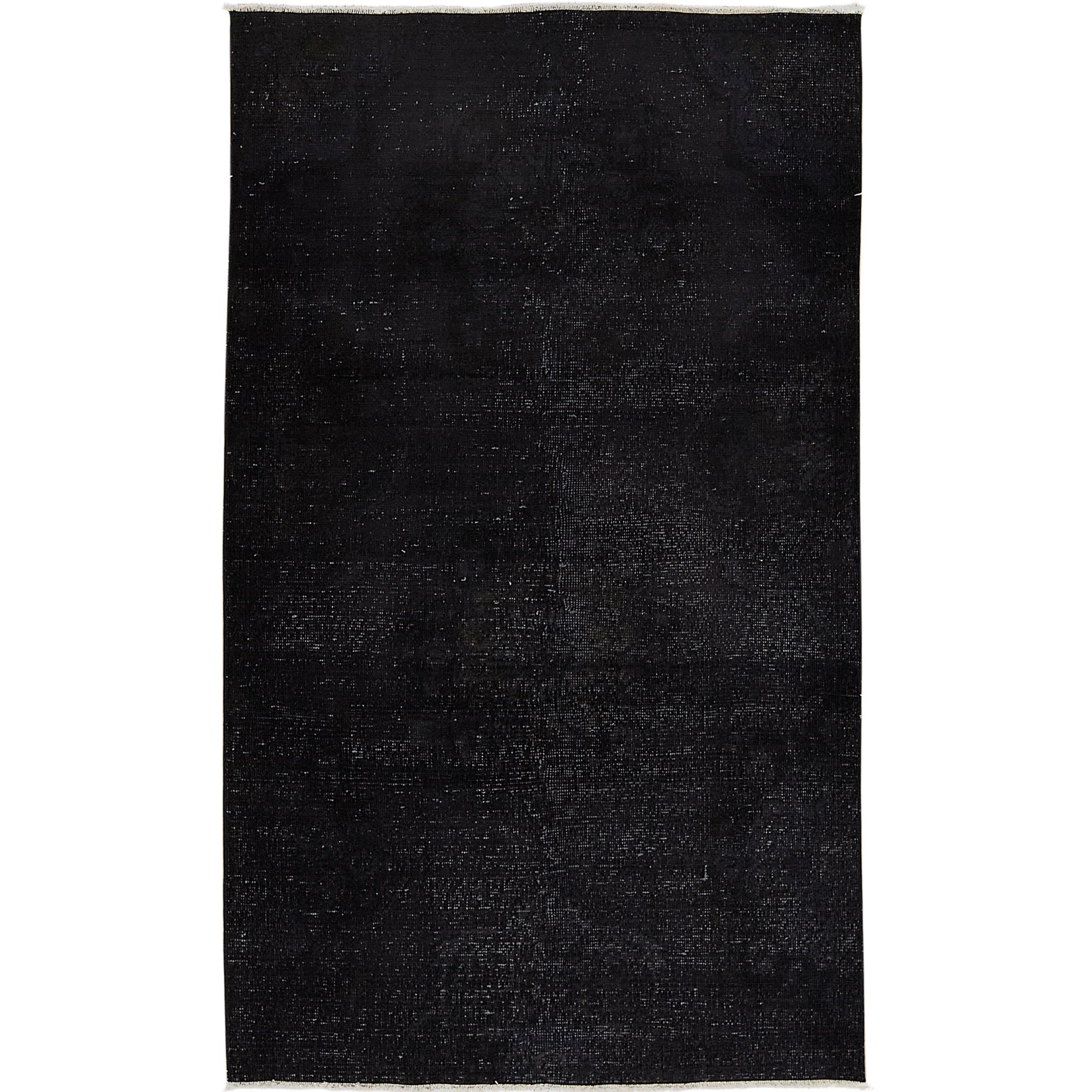 Gaelen | Sleek Black Hand-Knotted Rug | Kuden Rugs